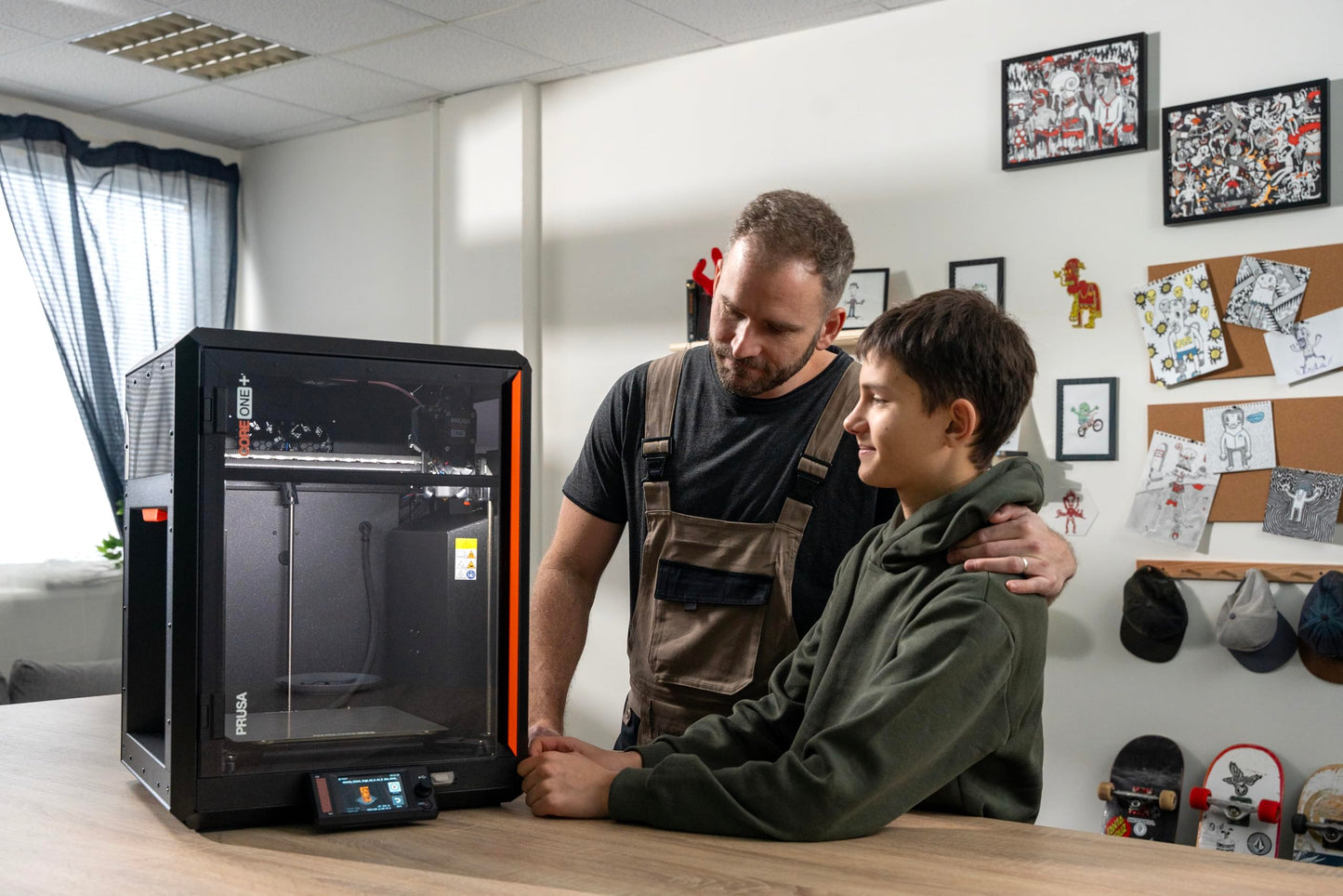 Original Prusa CORE One+ CoreXY 3D Printer – Fully Enclosed High-Speed FDM Printer with Active Temperature Control, Automatic Ventilation & 1kg Prusament PLA Included