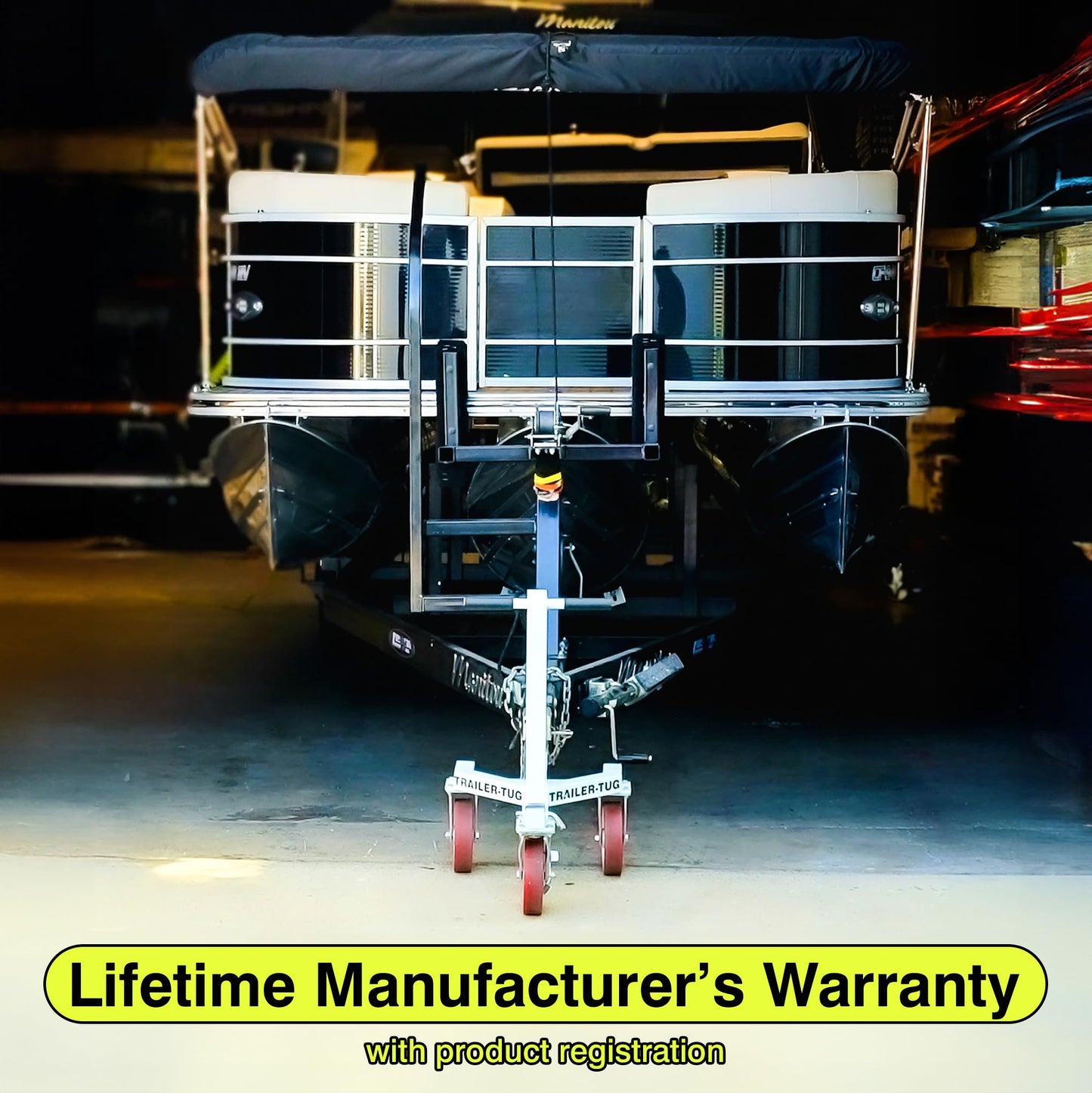 Trailer Tug - Supports up to 20,000LBS - 3,500 lb Max Tongue Weight - Mover for RV, Boat, Camper, Flatbed, Enclosed Trailers - Heavy Duty - World's Greatest Trailer Dolly