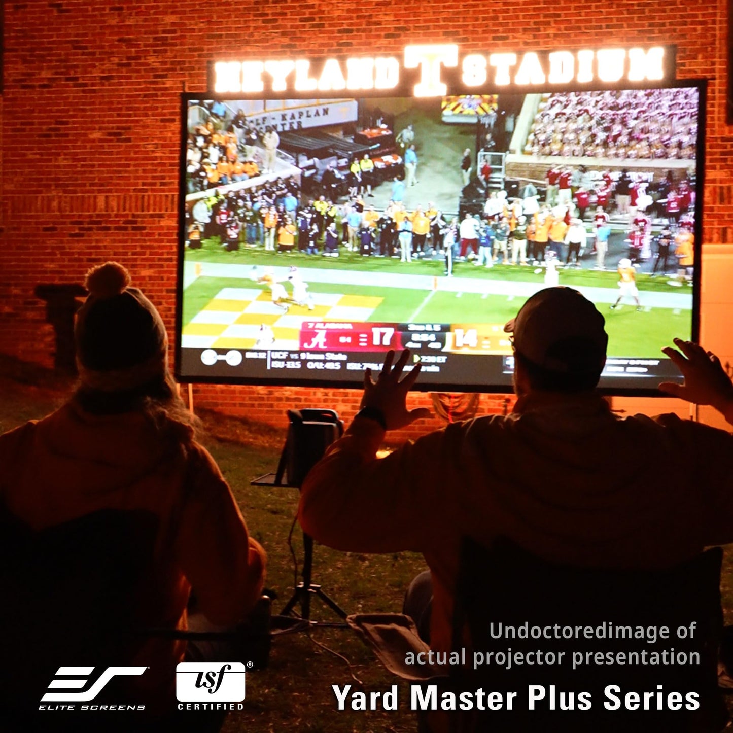 Elite Screens Yard Master Plus, 135-INCH 16:9 Height Setting Adjustable Portable Projector Screen, 4K HD Outdoor Indoor Movie Theater Front Projection, US Based Company 2-YEAR WARRANTY, OMS135H2PLUS