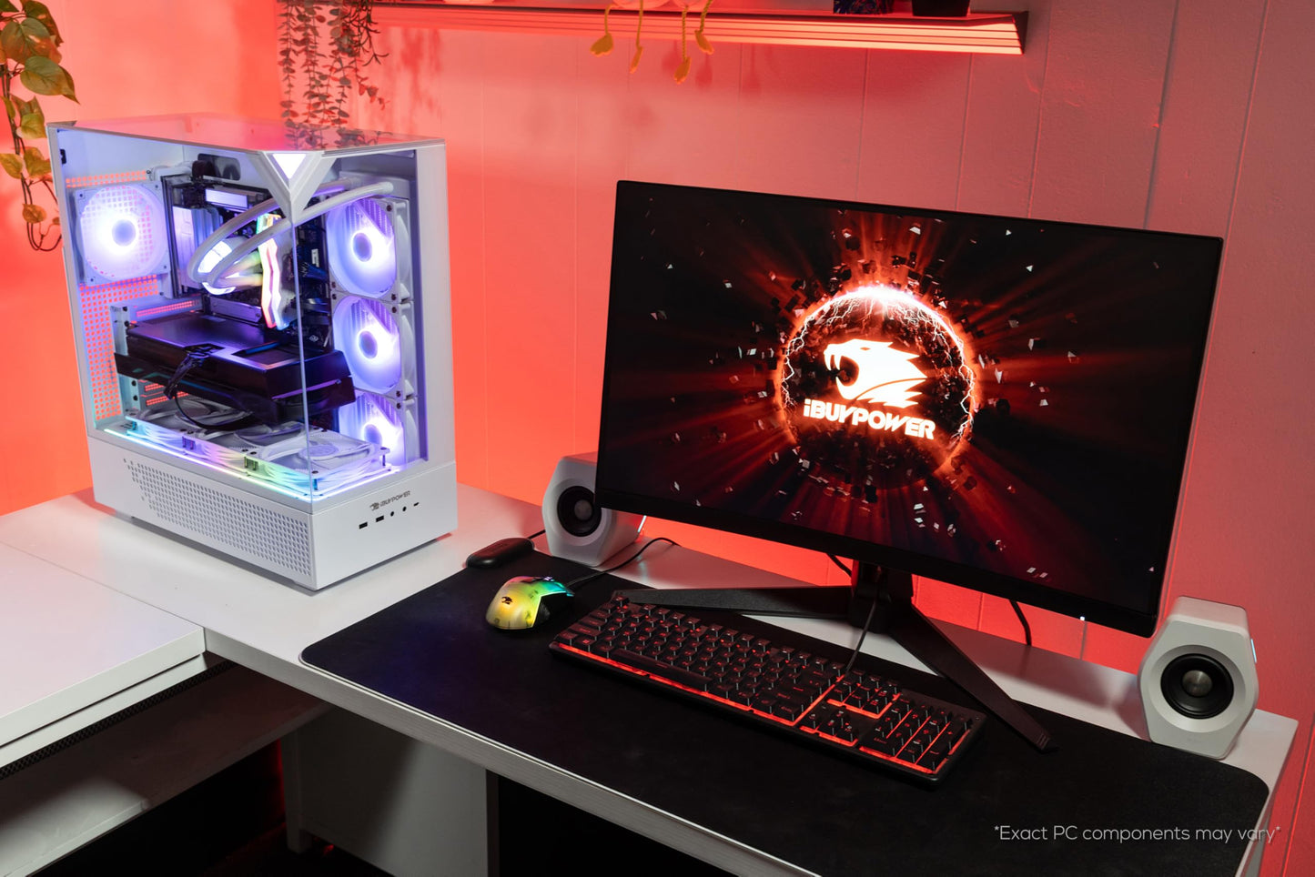 iBUYPOWER Element Gaming PC Desktop Computer AMD Ryzen 9 7900X CPU, NVIDIA GeForce RTX 5070 12GB GPU, 32GB DDR5 RGB 5200MHz RAM, 1TB NVMe SSD, Windows 11 Home, Gamer Keyboard and Mouse - EWA9N5702
