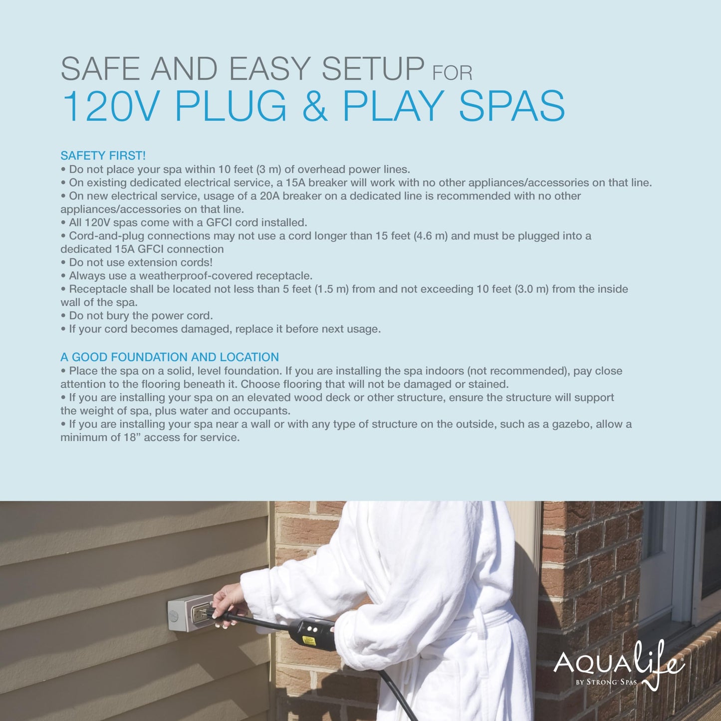 Aqualife Current 4-Adult Outdoor Hot Tub, Uses Standard Outlet, 14 Hydrotherapy Jets, Underwater Led Lighting, Cover Included