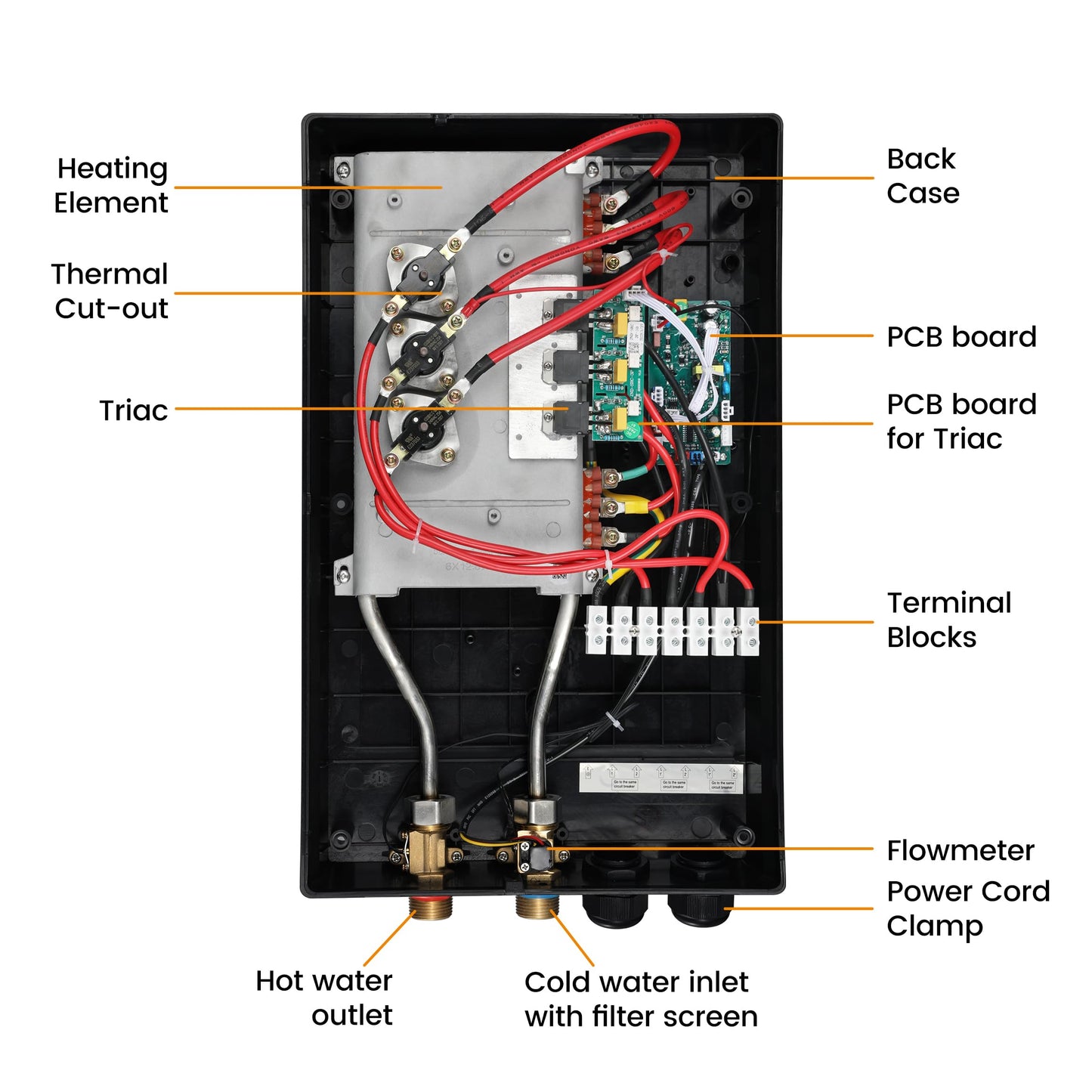Electric Tankless Water Heater WINTEMP 27kW 240V, Whole House Hot Water Supply, On Demand Instant Endless Water Heater, with LED Temperature Display, WiFi Control, Up to 6.3 GPM, ETL Certified