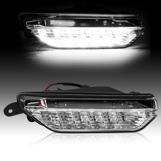 HECASA Daytime Running Light Right for 2016-2017 Infiniti QX50, LED, Clear Lens, Model MO-3462