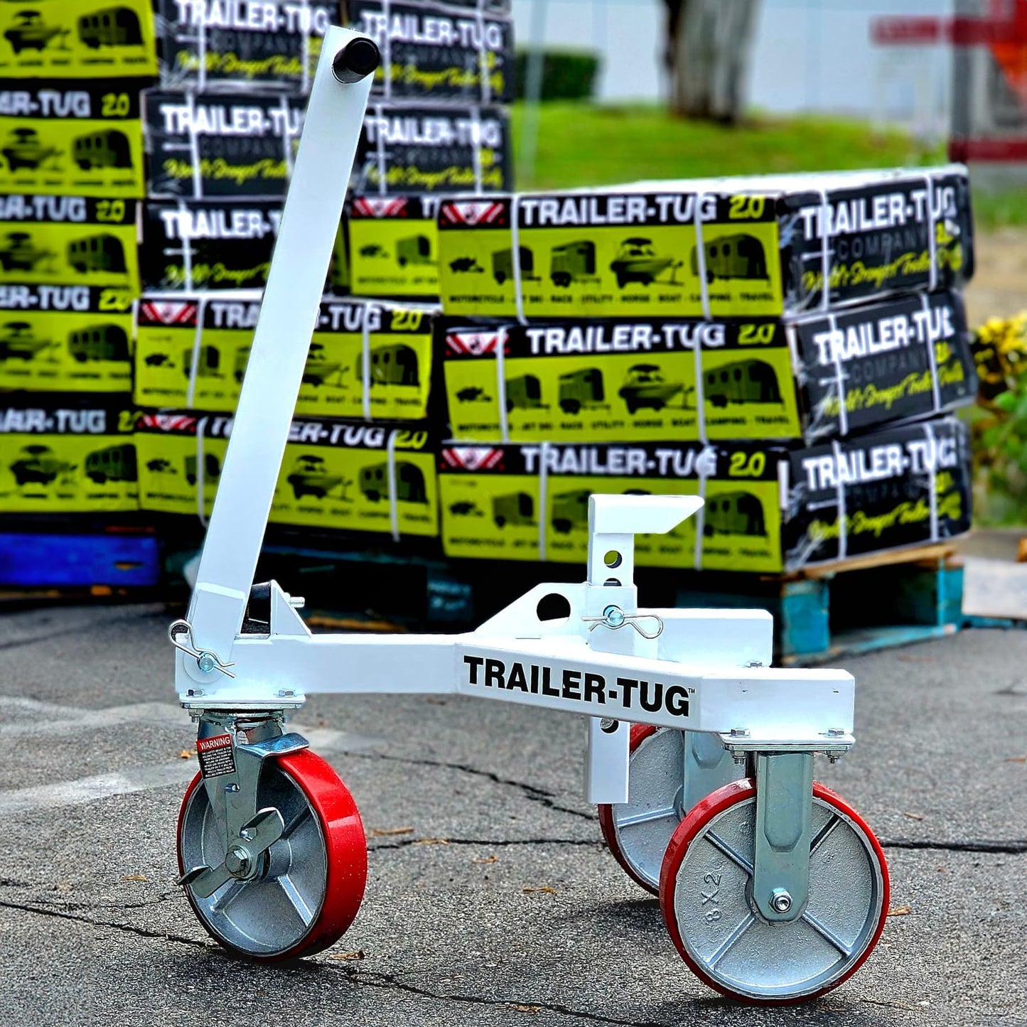 Trailer Tug - Supports up to 20,000LBS - 3,500 lb Max Tongue Weight - Mover for RV, Boat, Camper, Flatbed, Enclosed Trailers - Heavy Duty - World's Greatest Trailer Dolly