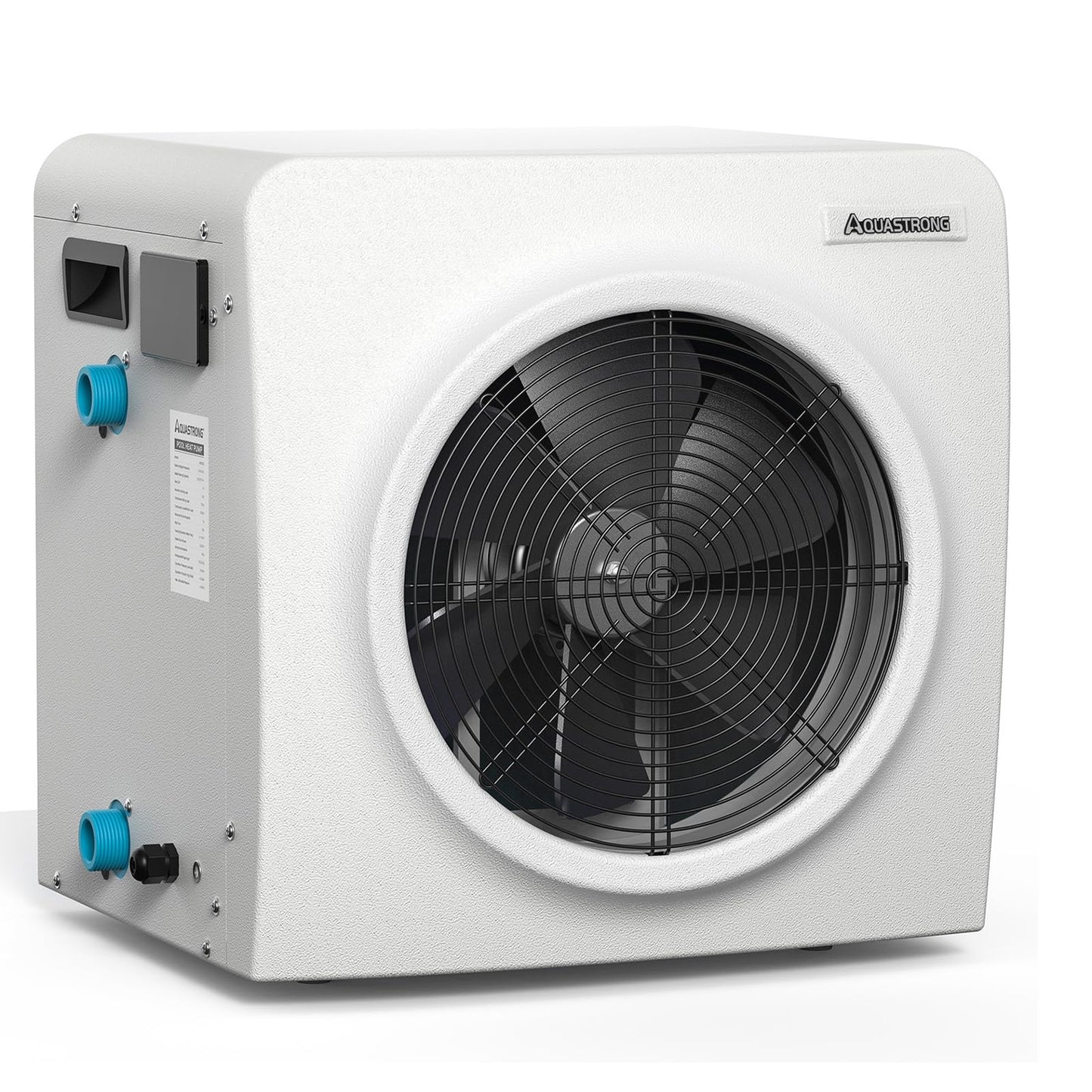 AQUASTRONG Inverter Swimming Pool Heat Pump,Pool Heater for Above Ground and Inground Pool Heating Smart WiFi Control and Cooling Pool Heater Pools Up to, 7000 Gallons