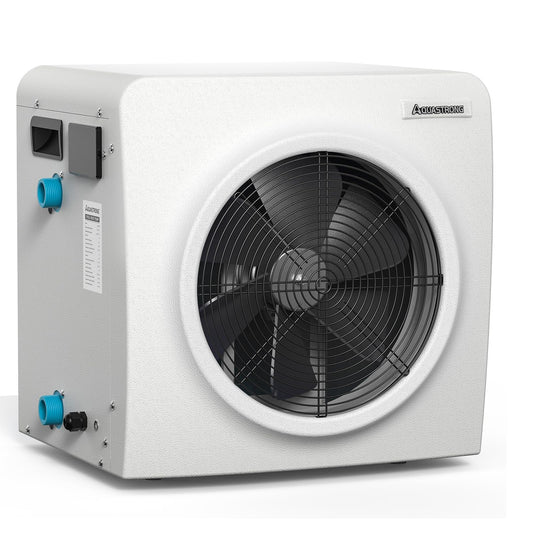 AQUASTRONG Inverter Swimming Pool Heat Pump,Pool Heater for Above Ground and Inground Pool Heating Smart WiFi Control and Cooling Pool Heater Pools Up to, 7000 Gallons