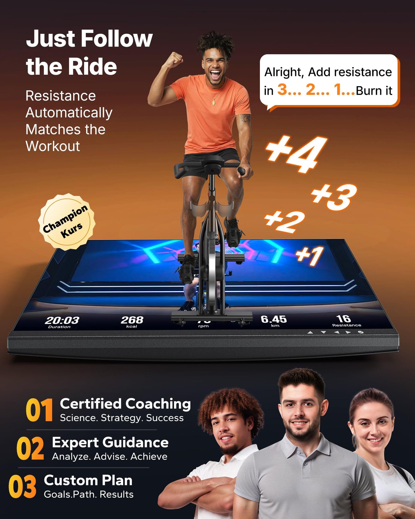 Merach Magnetic Exercise Bike for Home Gym, Low Noise Stationary Bike with Soft Seat Cushion, Indoor Workout Bike with 350 lbs Weight Capacity, Spinning Bike with Self-Developed App, Tablet Mount