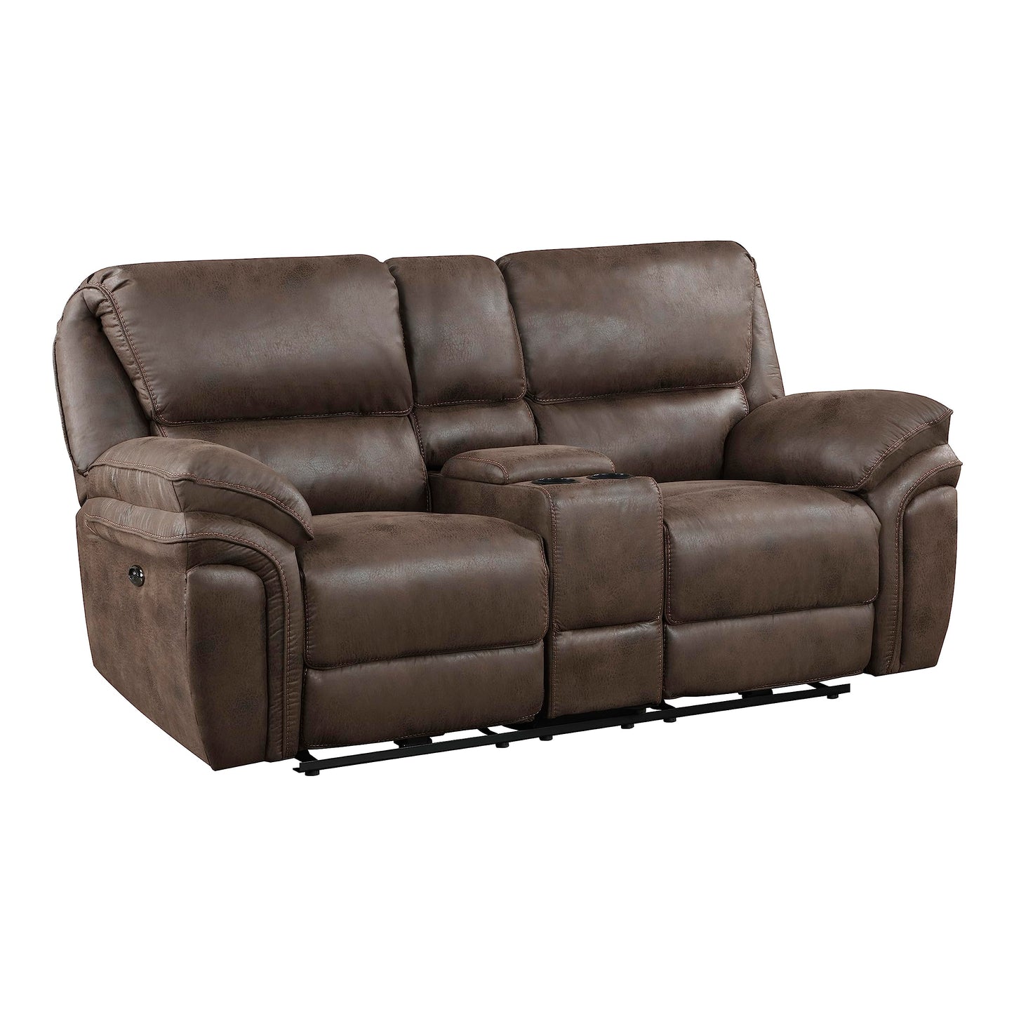 Lexicon Dorritt Power Reclining Living Room Sofa Set, 3-Piece, Brown