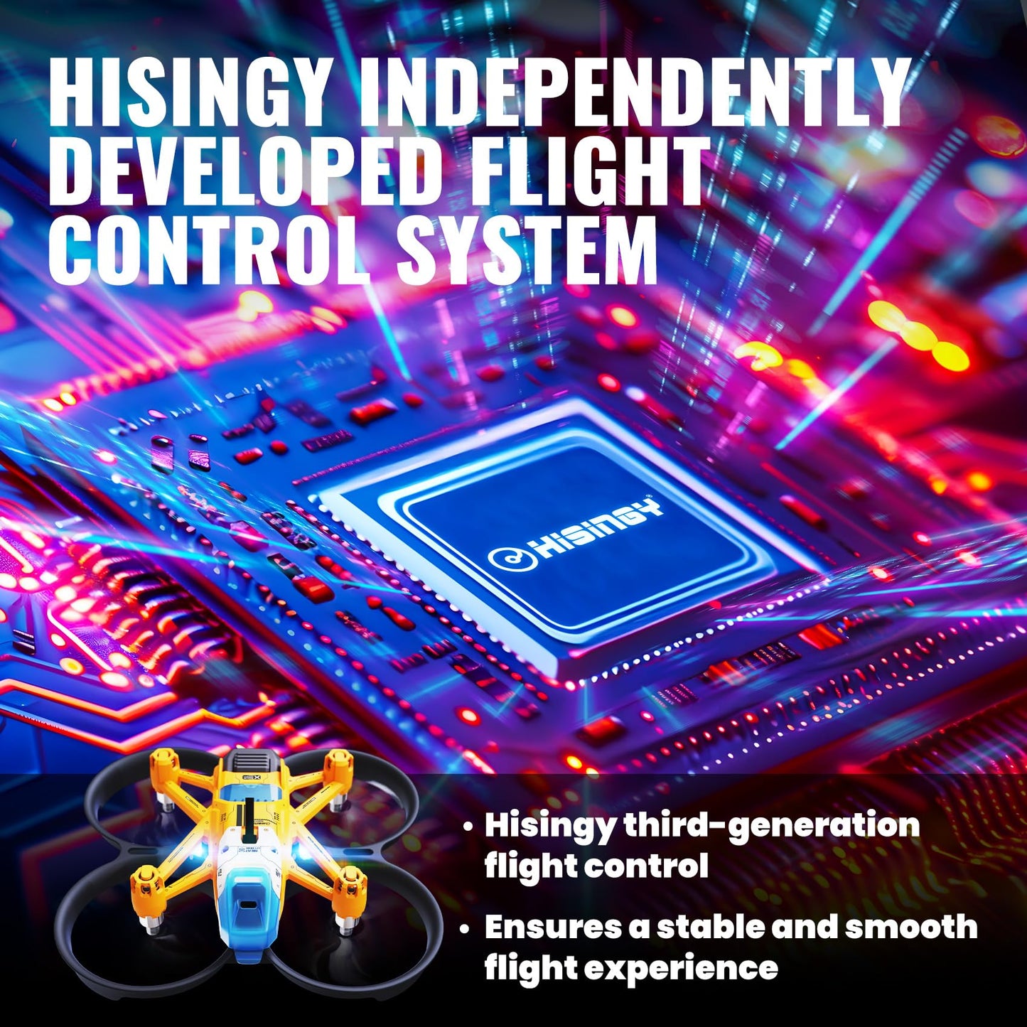 HISINGY Firefly FPV Done Kit,FPV Drone for Kids and Beginners,Micro Drone with Camera, APP Control, Altitude Hold, Video Record and Download,Kids Toys for Boys and Girls, Gift Toys for Birthdays