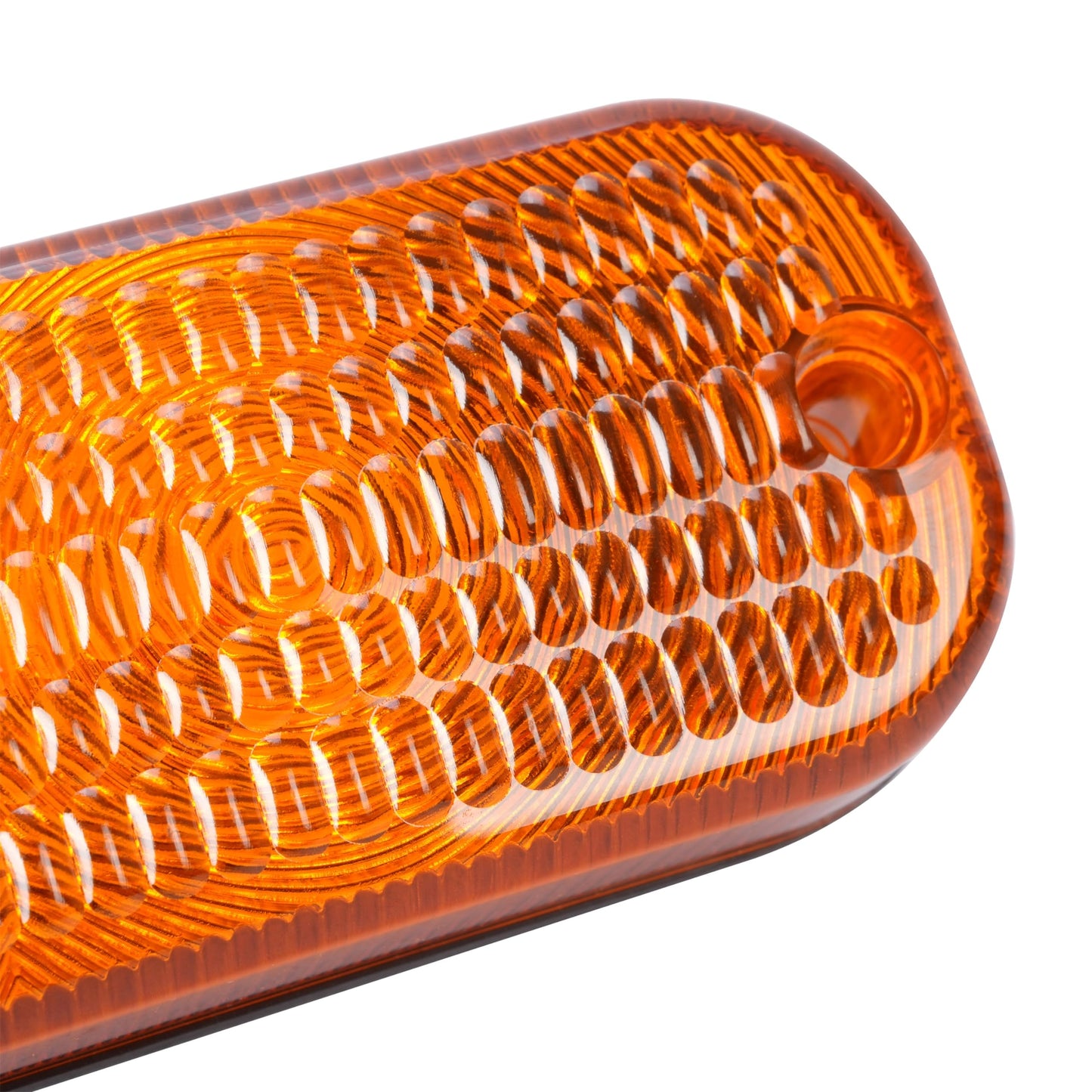 HECASA LED Flashing Amber Cab Light, 2Pcs, Compatible with John Deere Tractors 4040-4960, Plastic Material