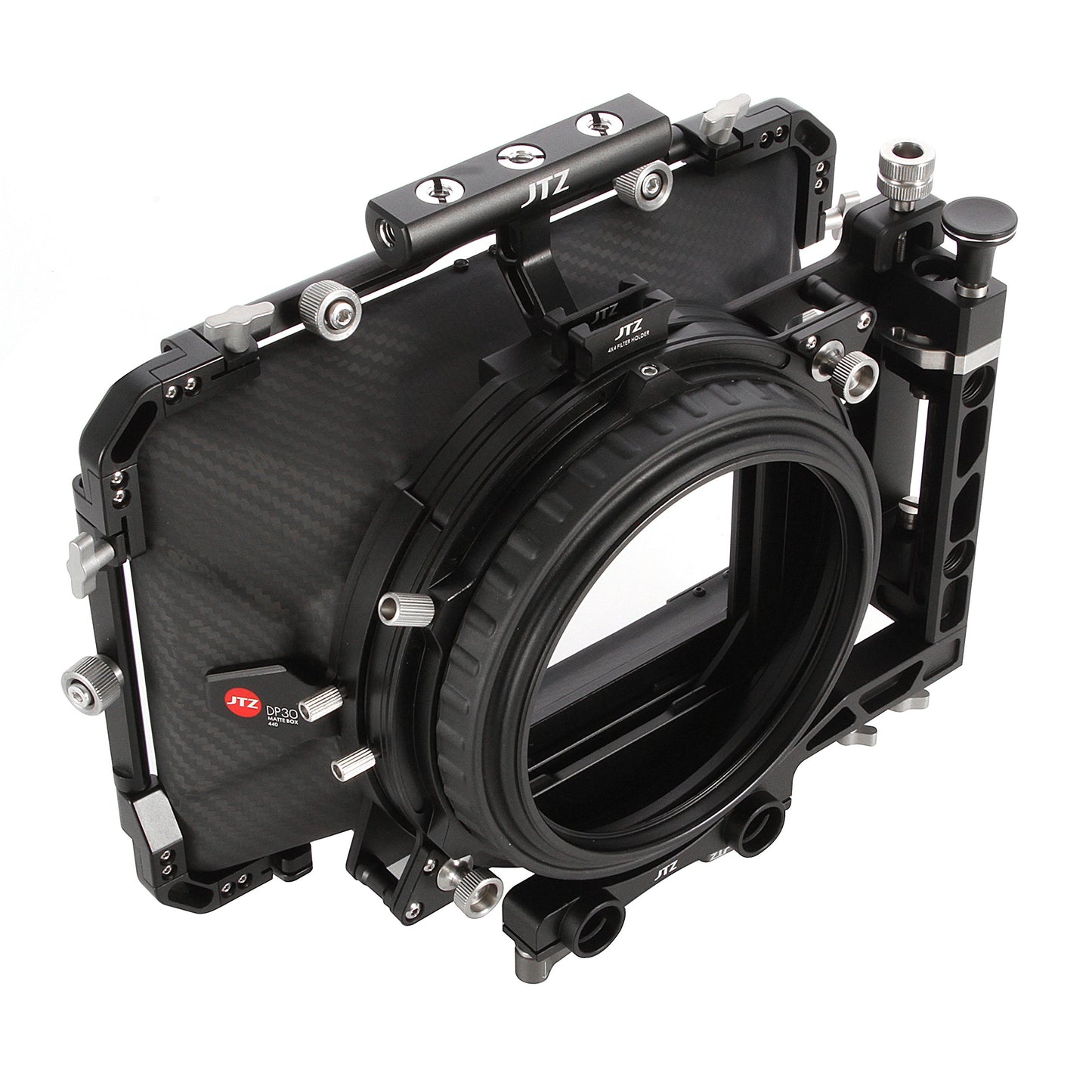 JTZ DP30 Cine Lens Carbon Fiber 4x4 Swing-Away Matte Box with 15mm/19mm Rod Rail Rig for Sony FS5 FS7 ARRI RED Canon C100 C200 C300 BM D Blackmagic BMPCC BMCC Pocket Cinema Panasonic Camera