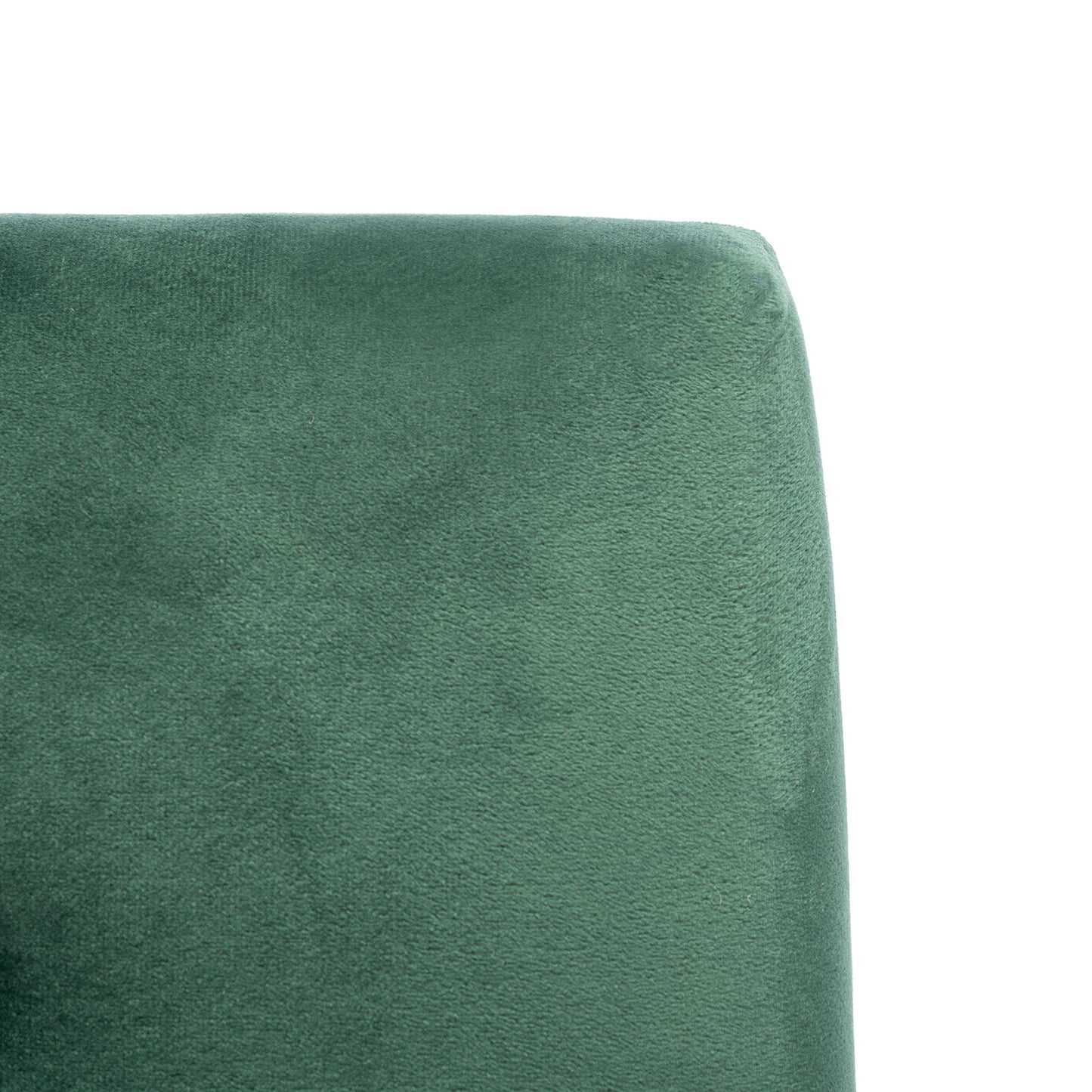SAFAVIEH Home Collection Roald Velvet Sofa Accent Club Chair ACH6209B, Malachite Green/Antique Coffee