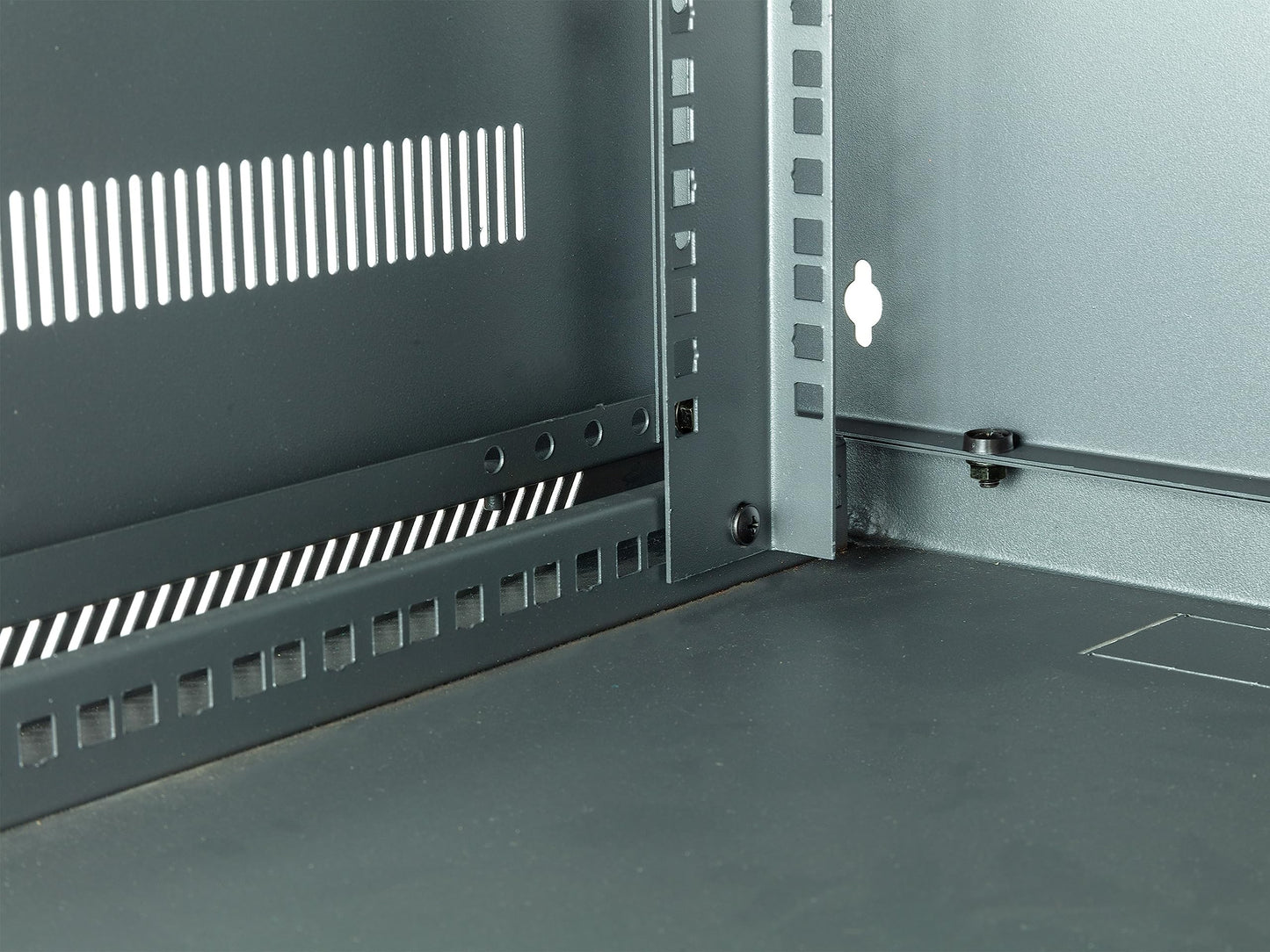 Networx 12U Wall Mount Server Cabinet - 18 Inch Depth, Acrylic Door, Flat Packed
