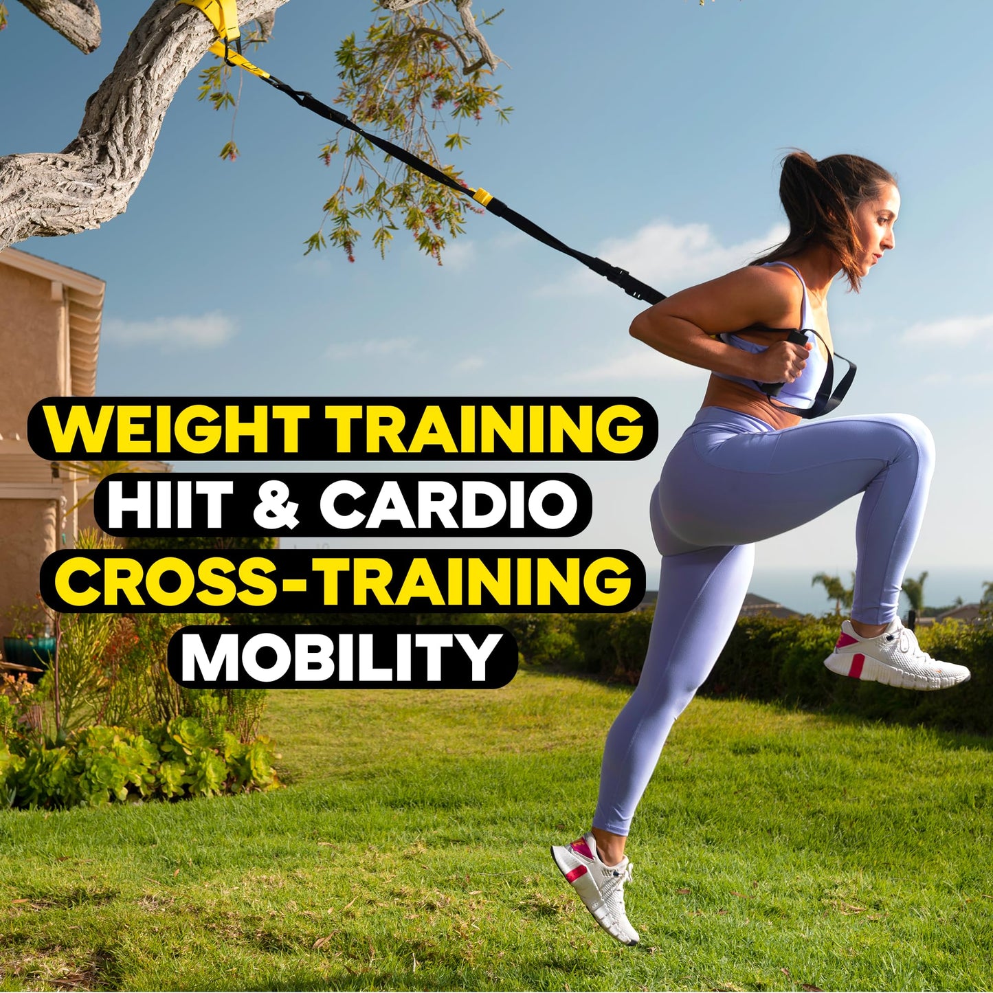 TRX Pro3 Home Gym System – Professional-Grade Suspension Trainer for Strength Training, HIIT, Cardio & Full-Body Workouts, Durable Design with Indoor & Outdoor Anchors