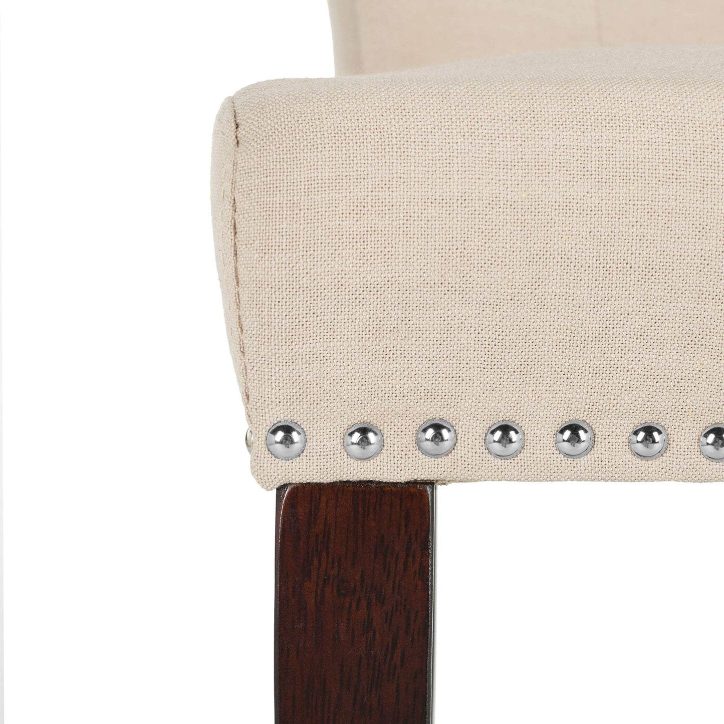Safavieh Taylor Counter Stool, Beige/Espresso