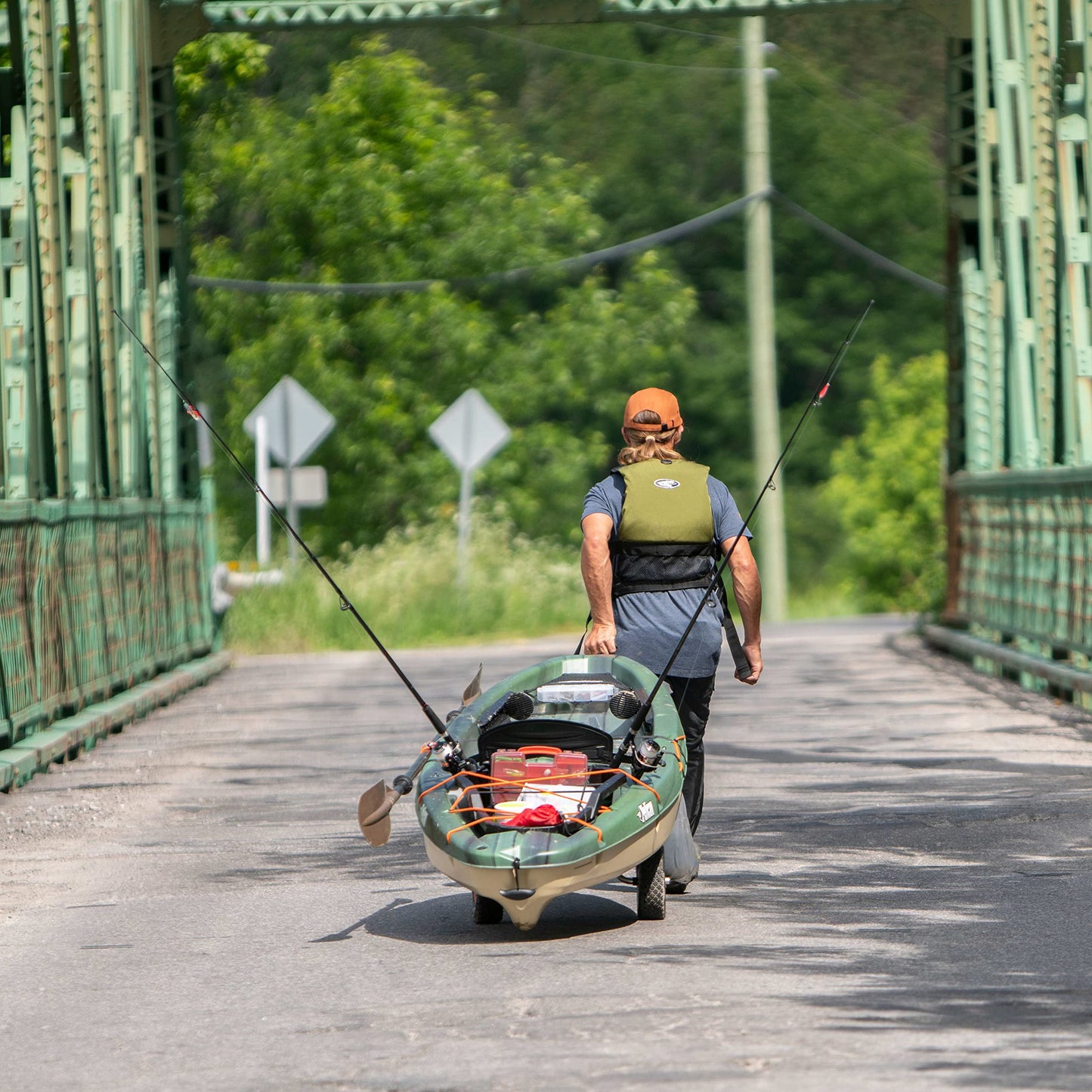 Pelican Sentinel 100X Angler Fishing Kayak + Pelican Poseidon Paddle 89 in