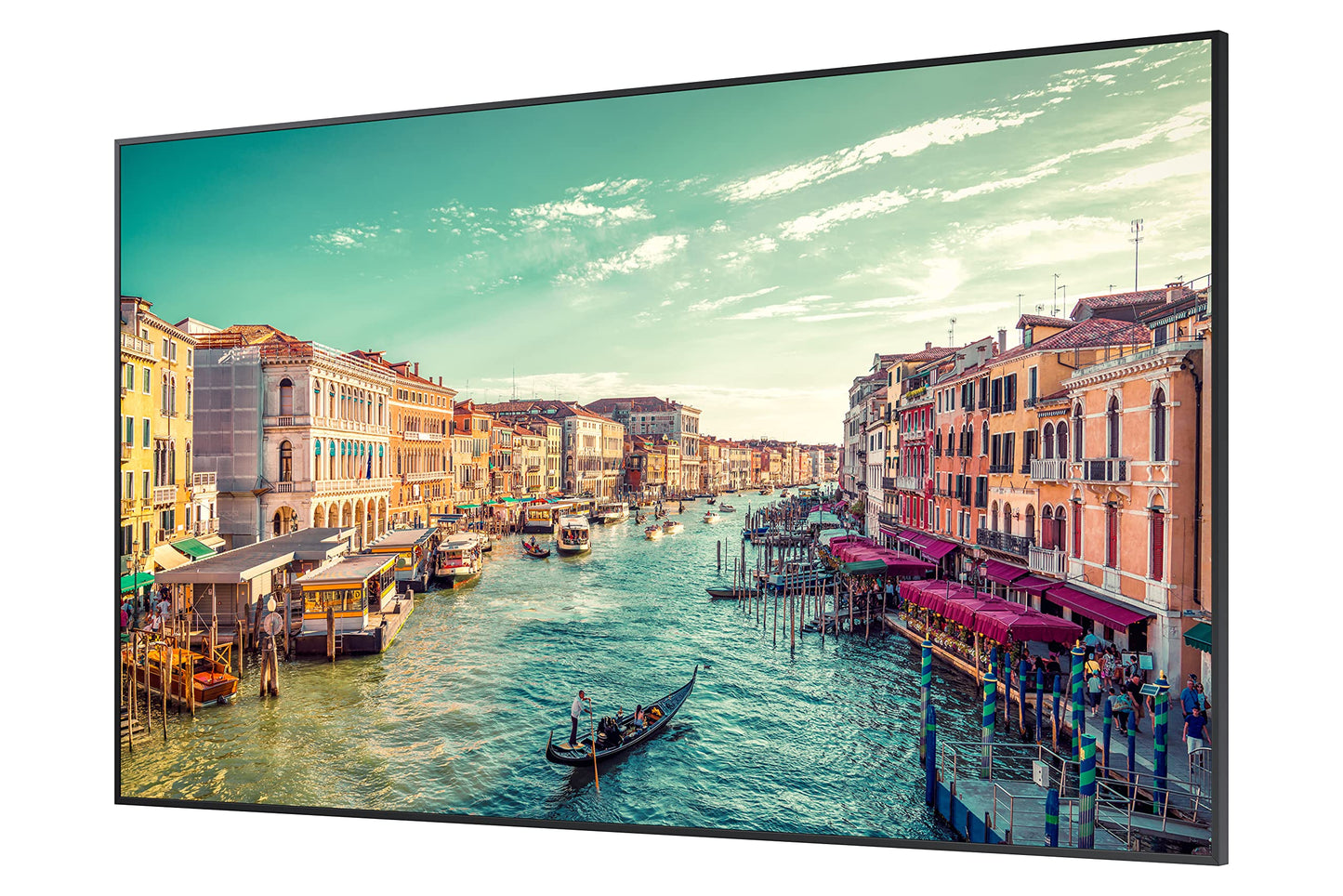 Samsung Business QMR-A 32-inch FHD 1920x1080 24/7 Commercial Signage LED Display for Business, HDMI, Wi-Fi, Bluetooth, 3-Year WRNTY, 500 nit (LH32QMRABGCXZA), Black