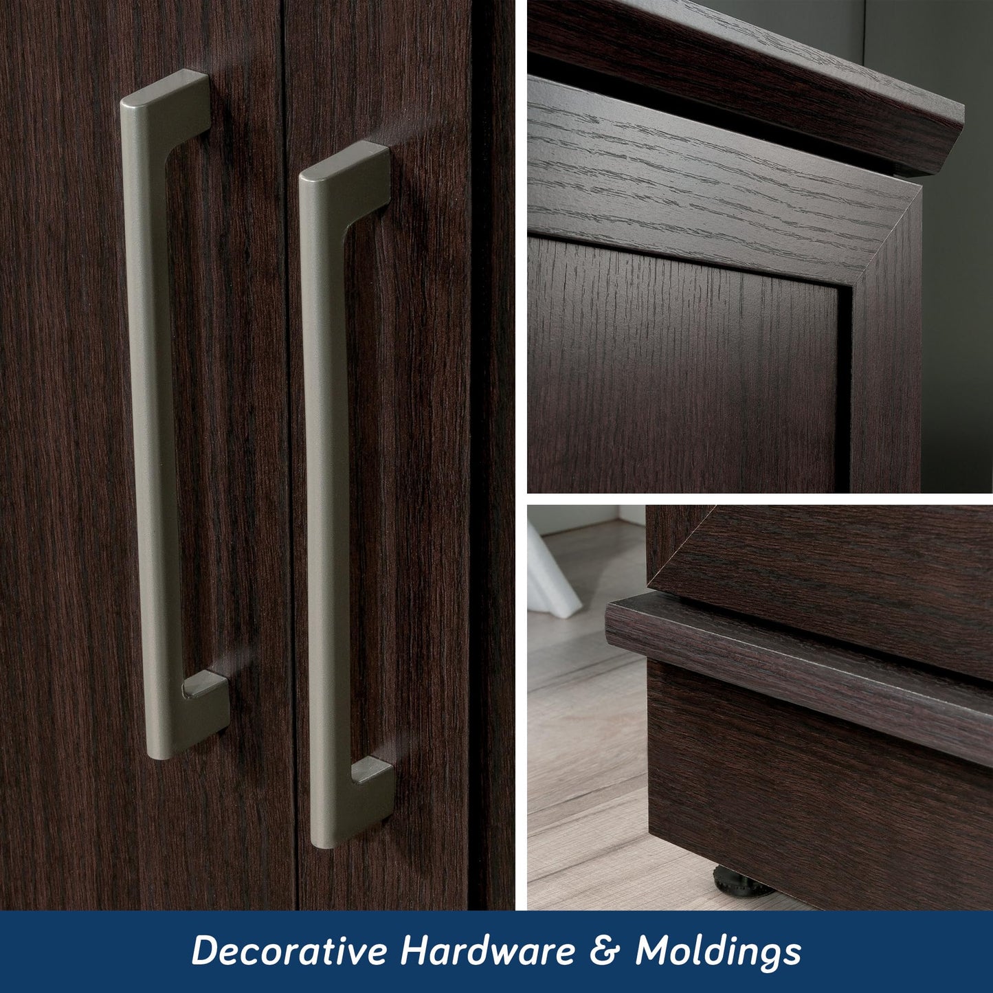 Sauder HomePlus Storage Cabinet/ Pantry cabinets, Dakota Oak finish