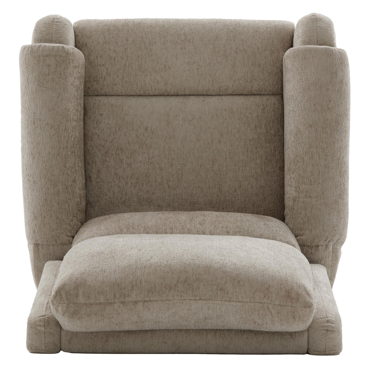 Christopher Knight Home Harper Massage Recliner Chair with 8 Modes, Chenille Upholstered Recliner Sofa, Swivel Massage Chair with a Side Storage Pocket for Living Room/Bedroom,Head Support,Light Brown