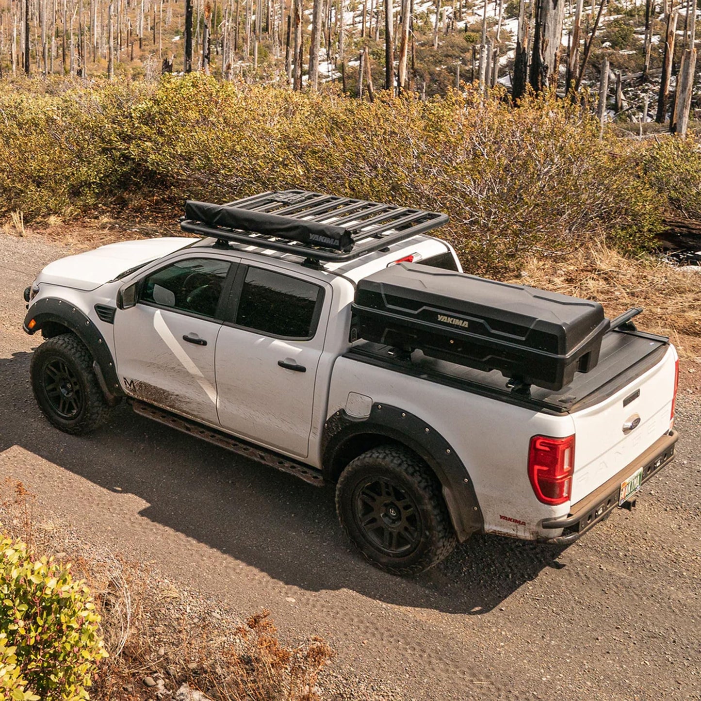 Yakima Hard Shell Cargo Box, Vehicle Rooftop Travel & Storage Gear Case, Carrier for Cartop or Truck Bed, 10 Cubic Feet, DeepSpace 10, Black