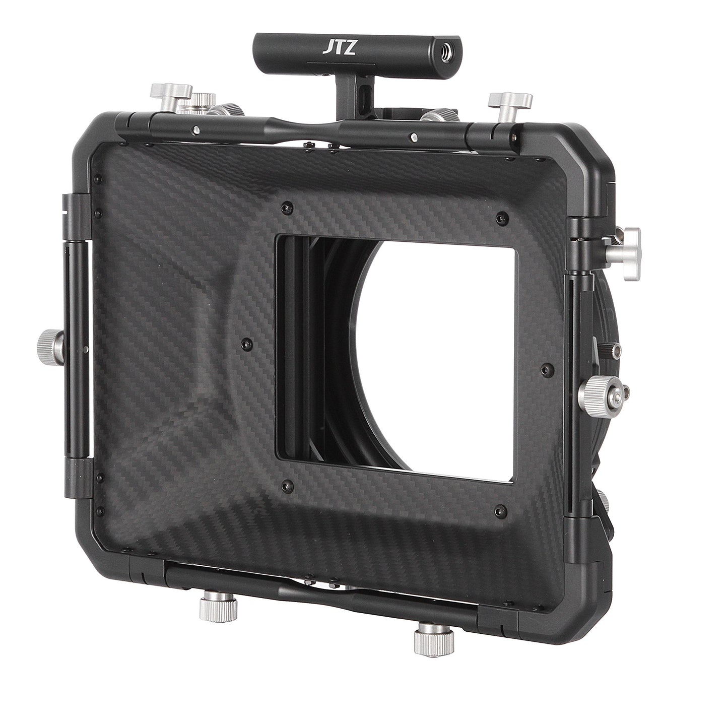 JTZ DP30 Cine Lens Carbon Fiber 4x4 Swing-Away Matte Box with 15mm/19mm Rod Rail Rig for Sony FS5 FS7 ARRI RED Canon C100 C200 C300 BM D Blackmagic BMPCC BMCC Pocket Cinema Panasonic Camera