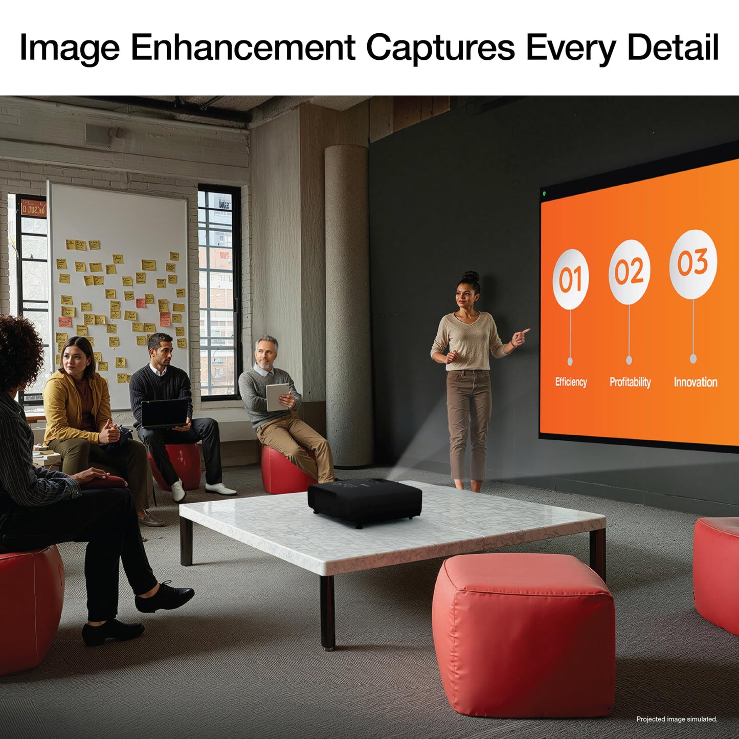Epson Pro EX9270 Wireless 1080p 3LCD Business Projector with Built-In Speaker, 4100 Lumens Color and White Brightness, Stream from Phone or Laptop, Airplay, Miracast, 2 HDMI Ports, 1.6x Optical Zoom