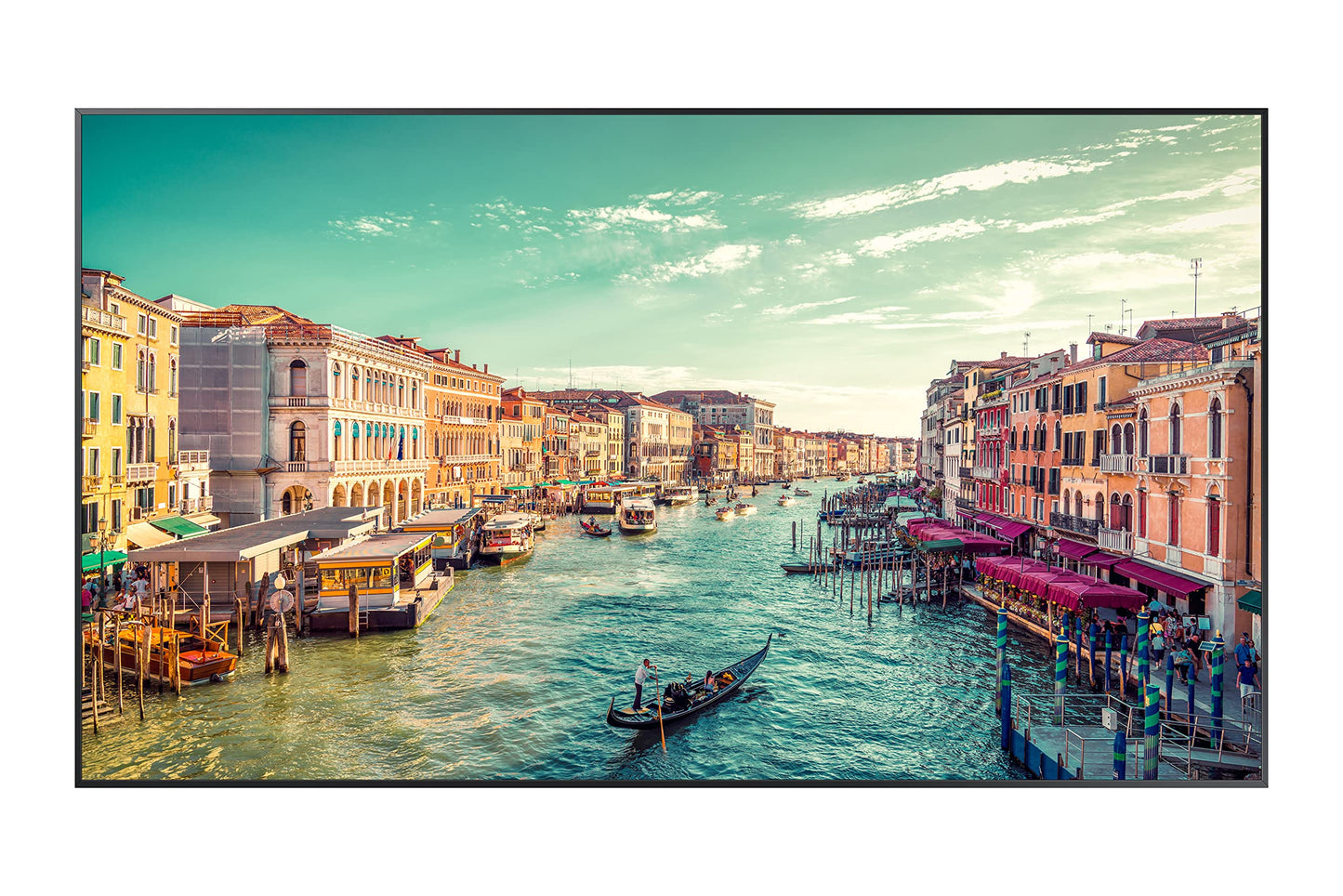 Samsung Business QMR-A 32-inch FHD 1920x1080 24/7 Commercial Signage LED Display for Business, HDMI, Wi-Fi, Bluetooth, 3-Year WRNTY, 500 nit (LH32QMRABGCXZA), Black