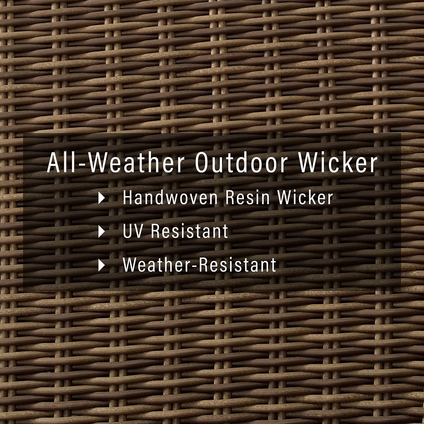 Crosley Furniture Bradenton 5-Piece Outdoor Chair Patio Furniture Set, Wicker Conversation Sets for Porch, Weathered Brown with Sand Cushions