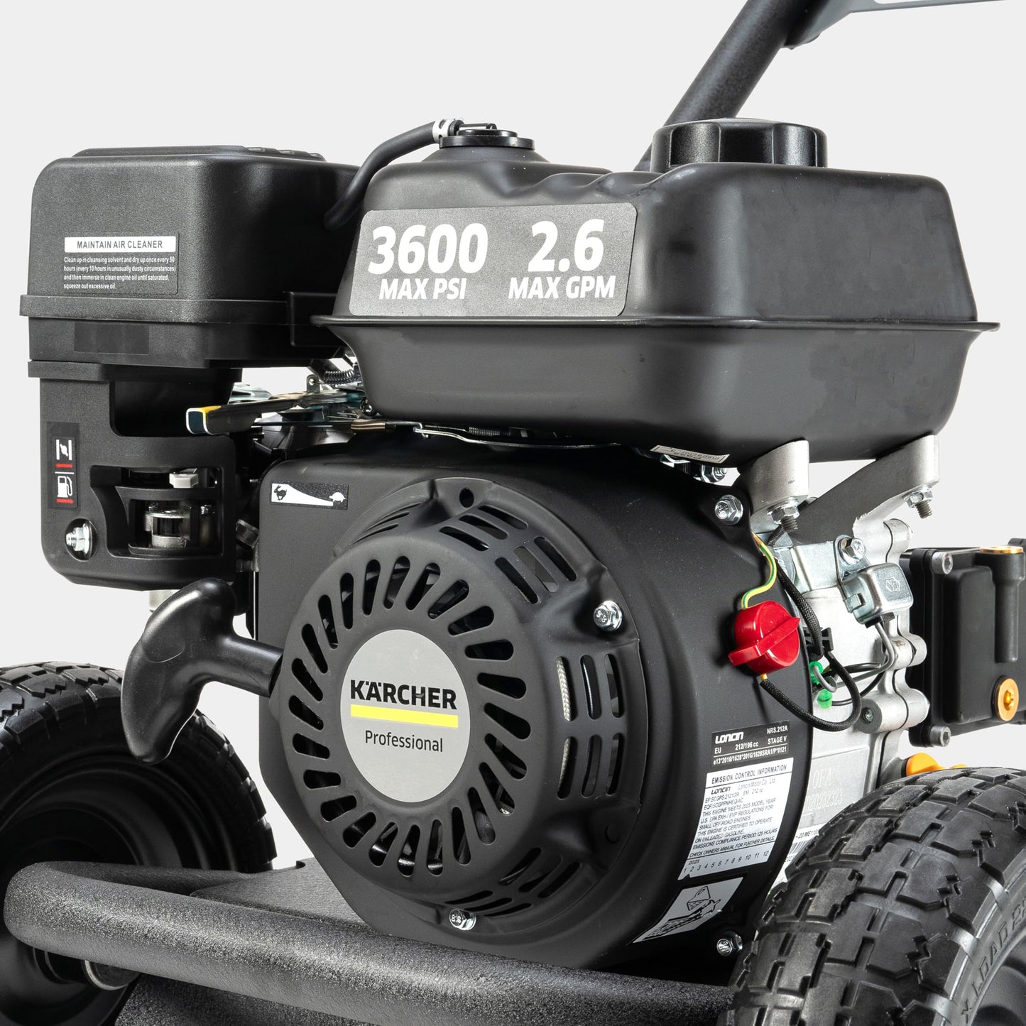 Kärcher G 3600 P Gas Pressure Washer 3600 PSI, 2.6 GPM, Triplex/Crankshaft Pump, Maximum Power for Your Toughest Cleaning Challenges