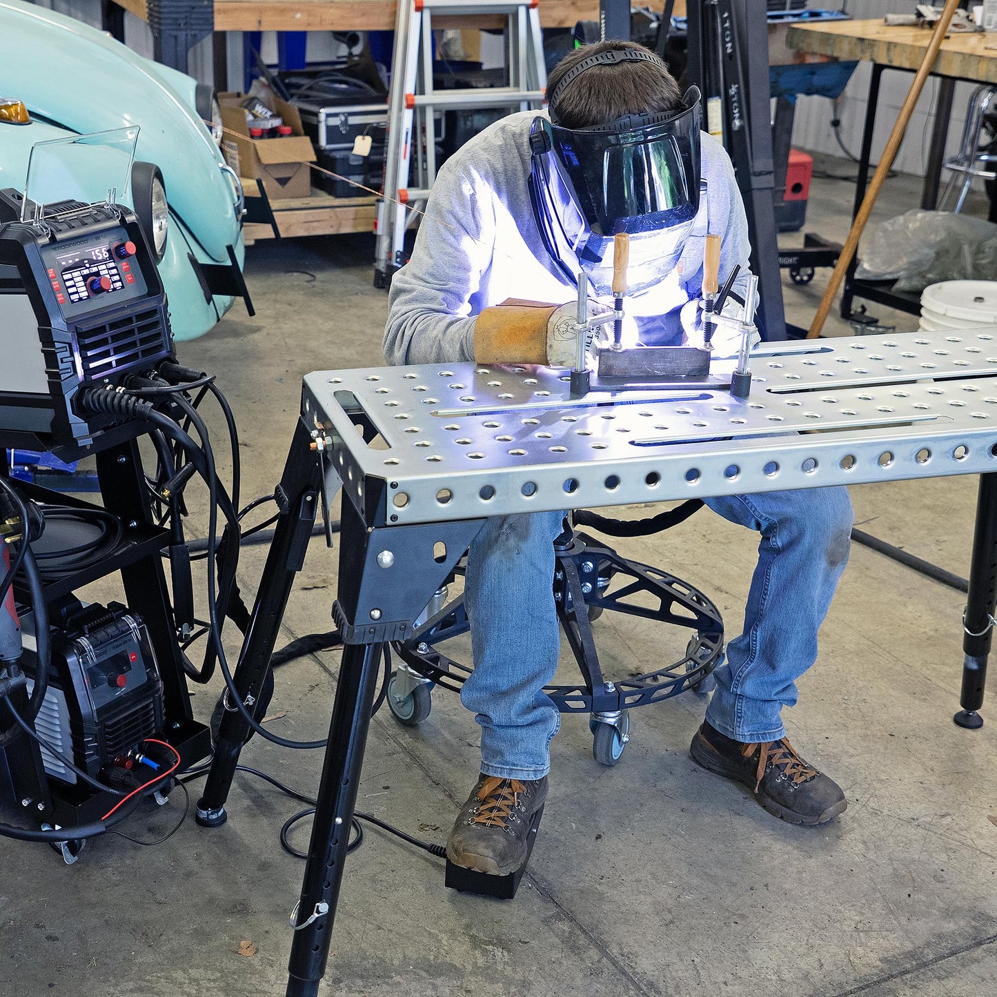Eastwood Foldable Metal Fabrication Welding and Fixturing Table