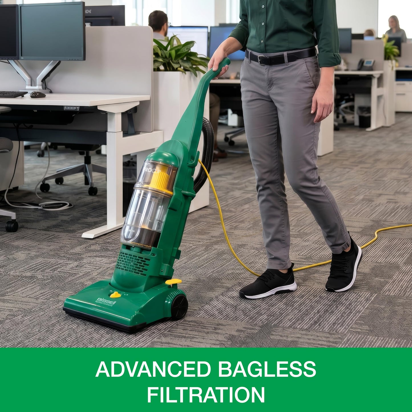 Bissell Commercial BGU1937T Pro Cup Bagless Upright Vacuum with On-Board Tools