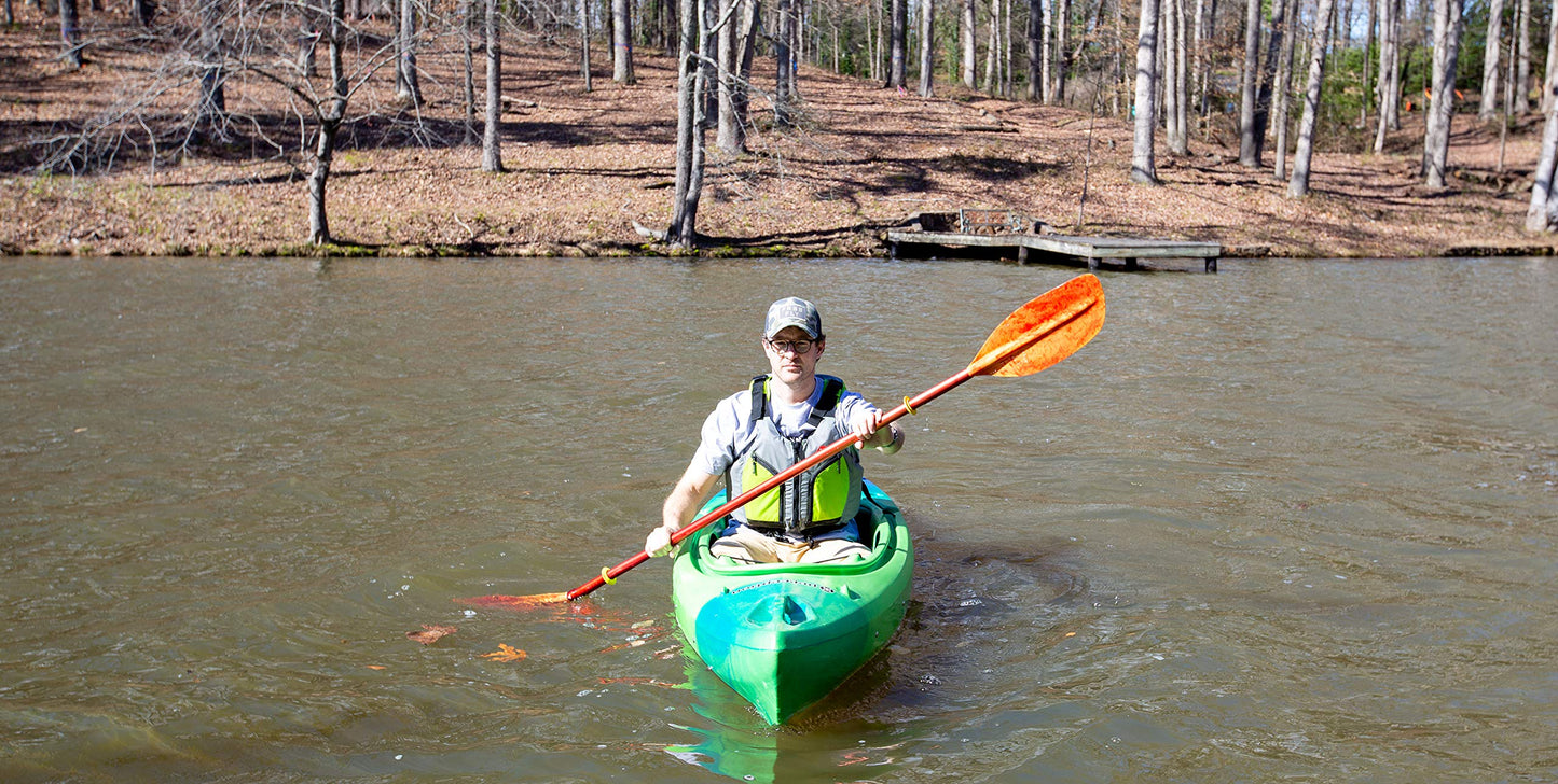 Perception Flash 9.5 | Sit Inside Kayak for Fishing and Fun | Two Rod Holders | Multi-Function Dash | 9' 6" | Earth (9331900190)