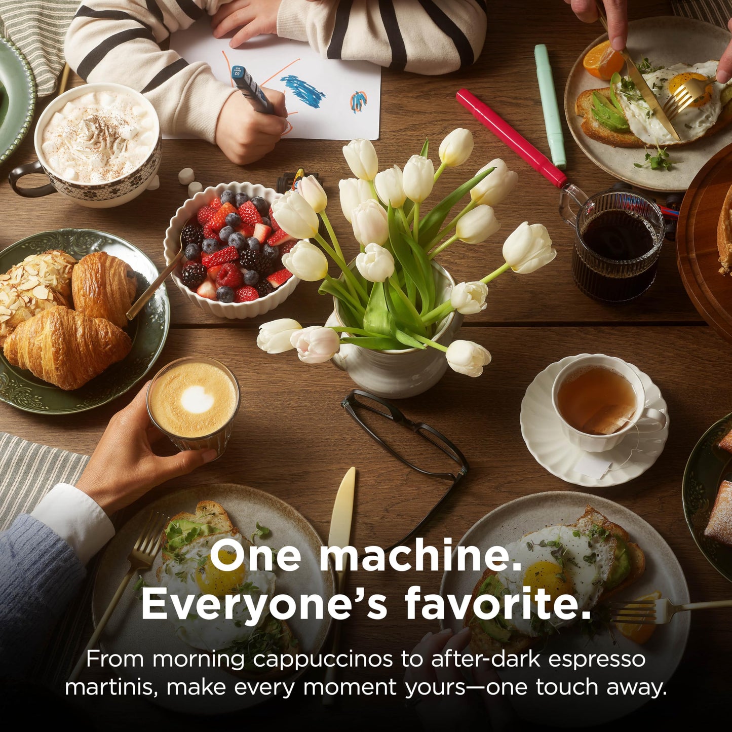 Ninja AutoBarista Fully Automatic Espresso Machine | 10 One Touch Hot & Iced Drink Options, Built-in Coffee Grinder, Milk Frother | Easy Self-Clean | Latte, Cappuccino, Cold Brew – AE1001