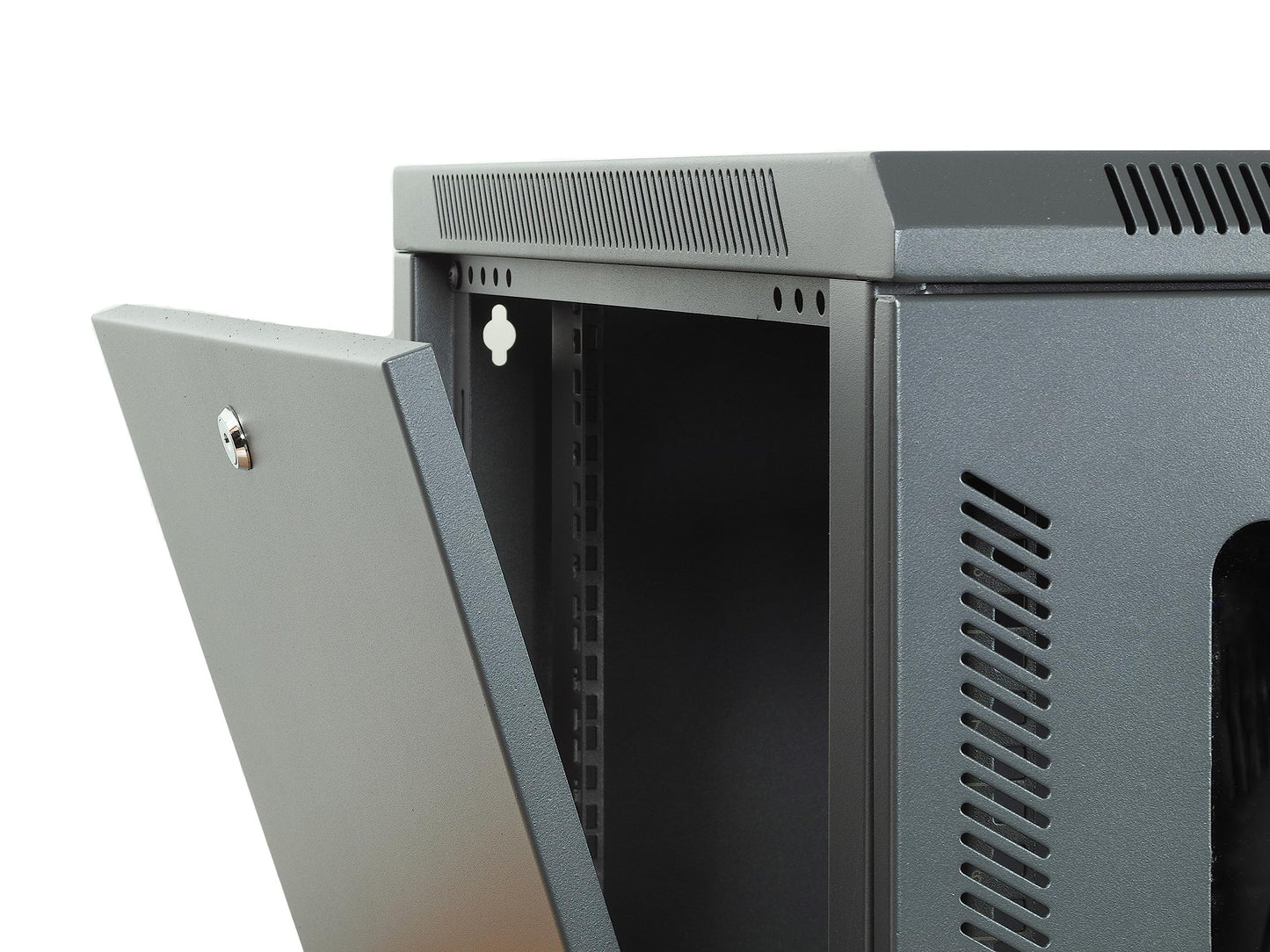 Networx 12U Wall Mount Server Cabinet - 18 Inch Depth, Acrylic Door, Flat Packed