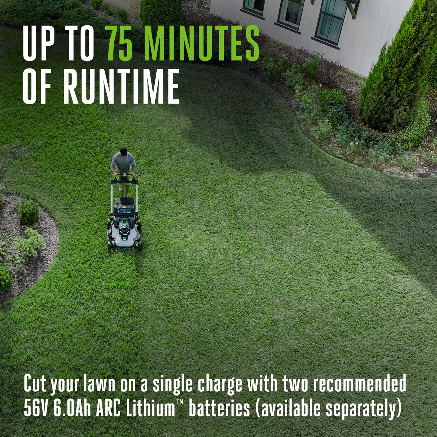 EGO Power+ Electric Lawn Mower, Self-Propelled Cordless with 30" Super Composite Deck, Battery and Charger Not Included - LM3000SP