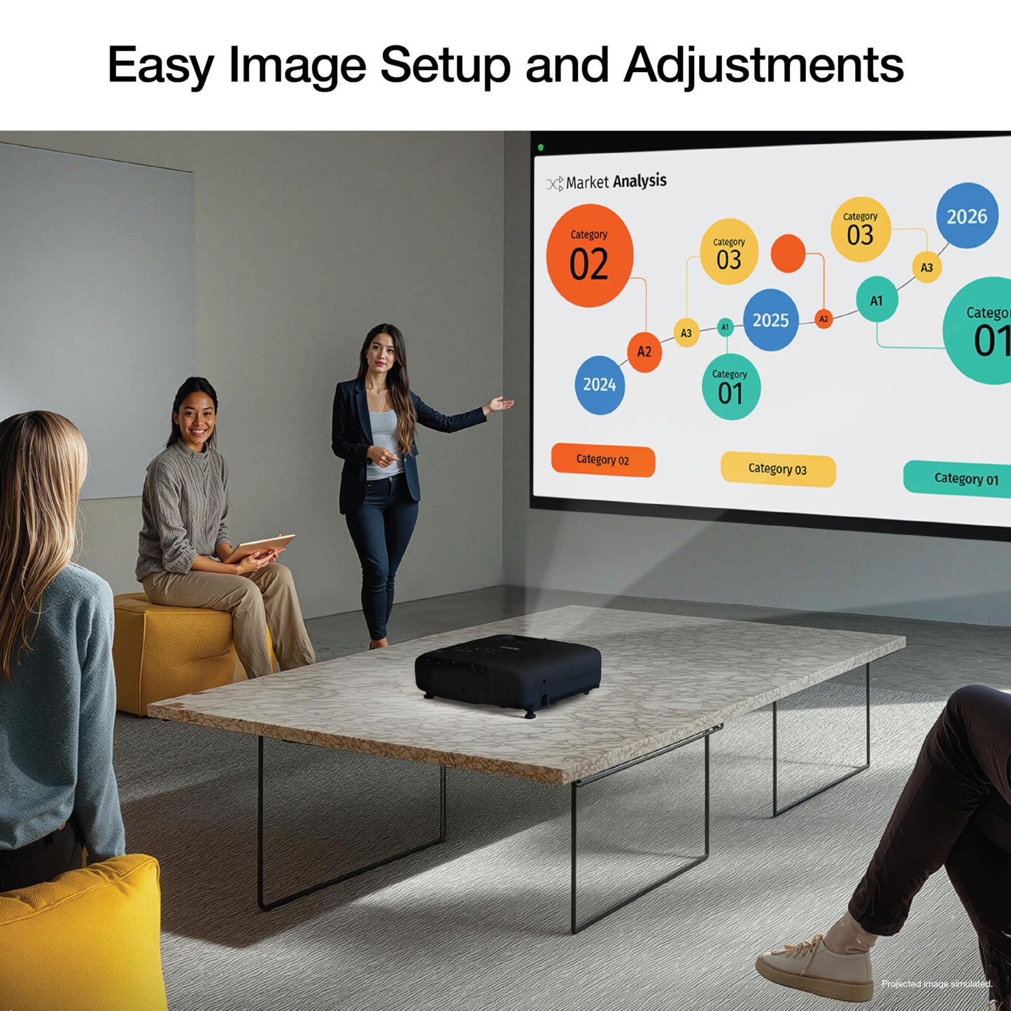 Epson Pro EX9270 Wireless 1080p 3LCD Business Projector with Built-In Speaker, 4100 Lumens Color and White Brightness, Stream from Phone or Laptop, Airplay, Miracast, 2 HDMI Ports, 1.6x Optical Zoom