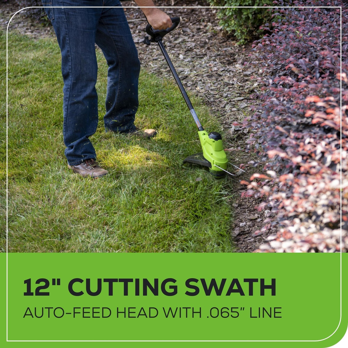 Greenworks 48V (24V x 2) High - Performance Cordless Yard Tool Combo: 21" self propelled lawn mower, 12" Trimmer & Blower, with 3 Batteries & 2 Chargers