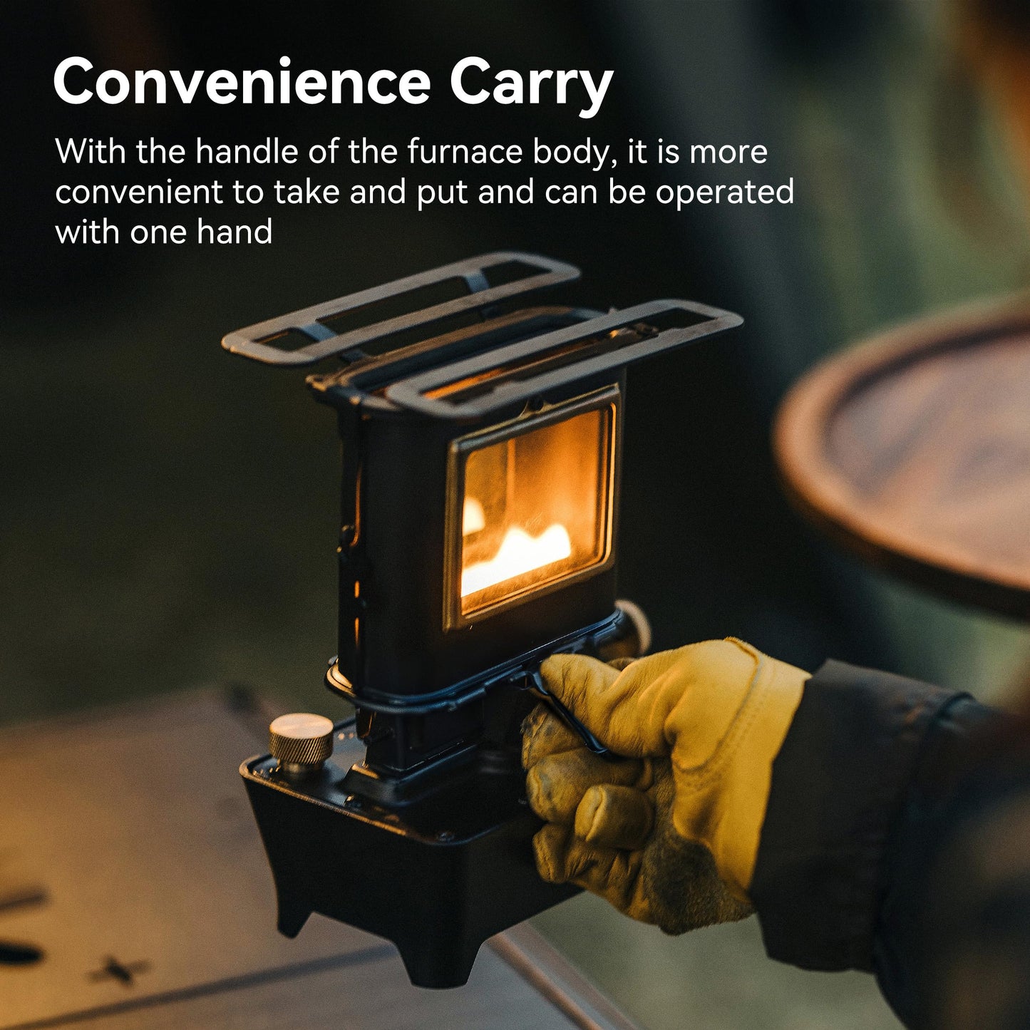 Thous Winds Camping Oil Lantern, Portable Stove, Retro Silver, Model TW6008-V