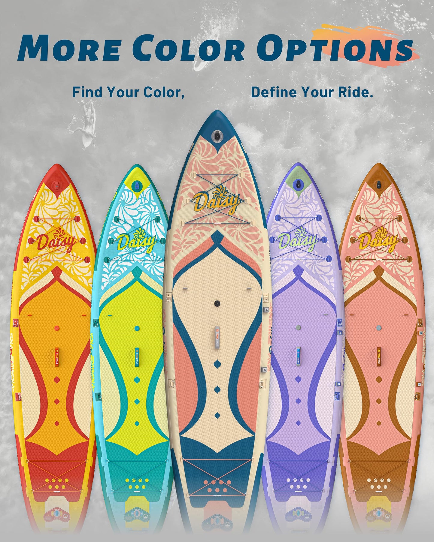 iTAOSTAR D03AP 35" Extra Wide Paddle Board for Better Balance, Inflatable Stand Up Paddle Board with Kayak Seat, Inflatable Paddle Boards for Women of All Skill Levels with Premium SUP Accessories