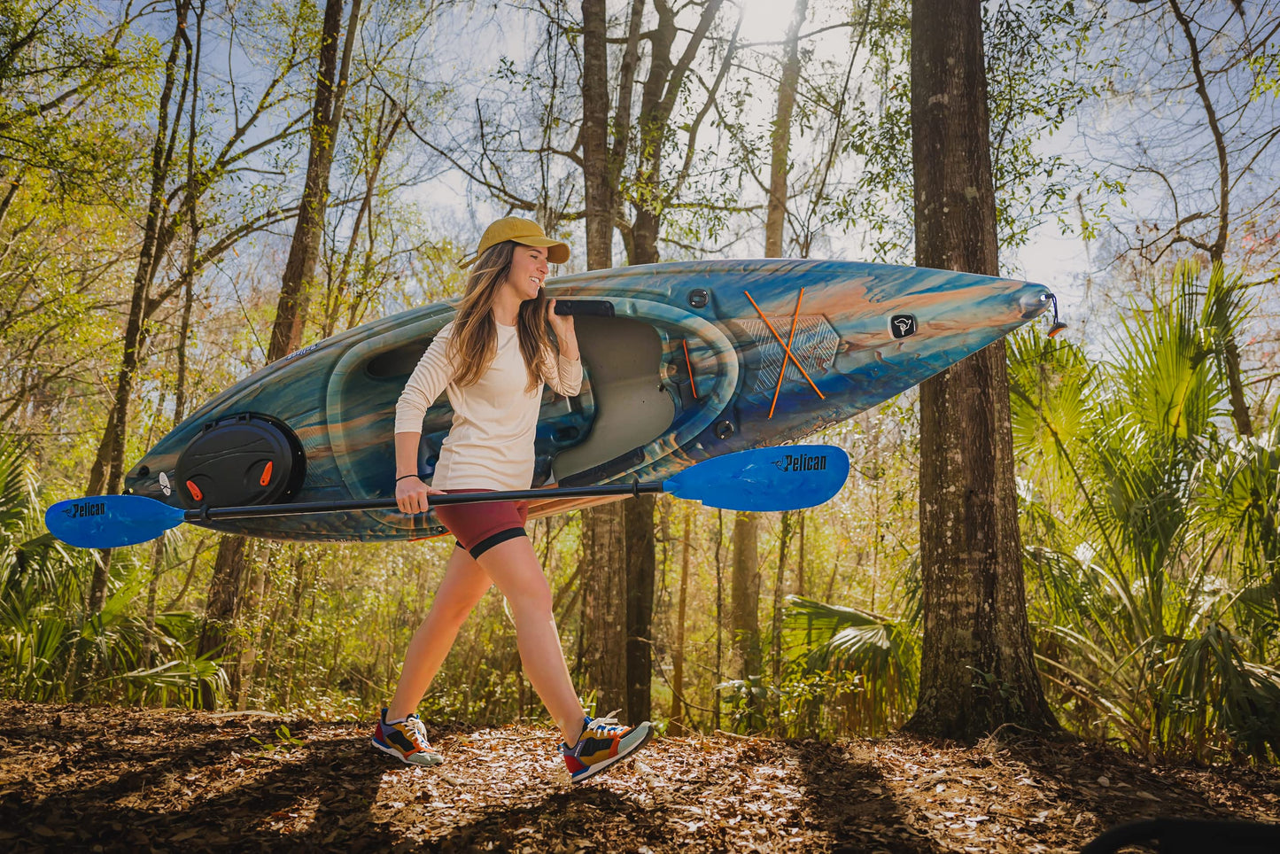 Pelican Argo 100XR - Premium Sit-in Recreational Kayak - Lightweight one Person Kayak - 10 ft - Cosmos