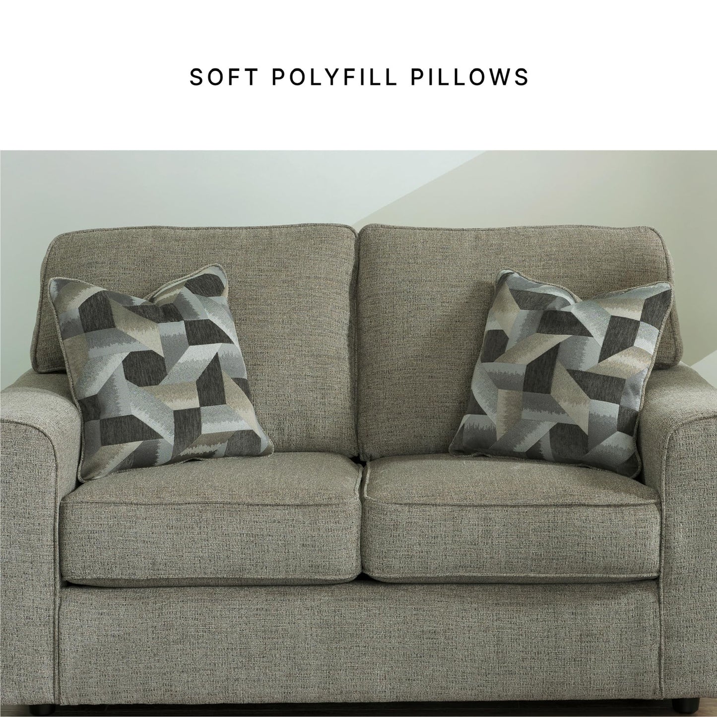 Signature Design by Ashley Cascilla Casual Loveseat, Light Gray