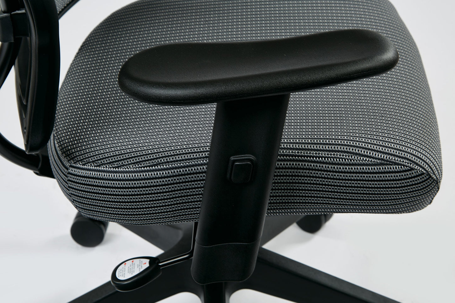 Space Seating 13 Series Deluxe VeraFlex Office Desk Chair with Built-in Lumbar Support and 2-to-1 Synchro Tilt Control, Charcoal