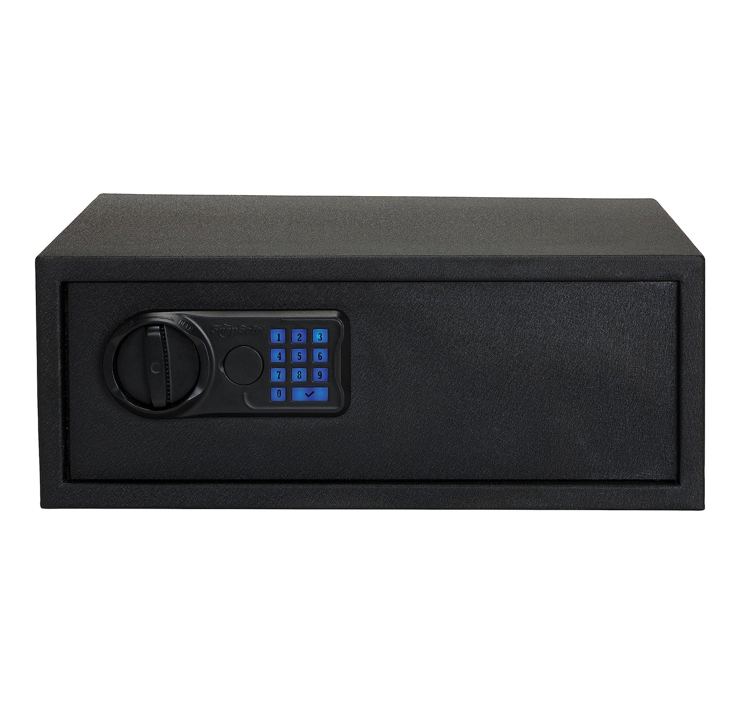 SnapSafe Gun Keypad Safe, XL – Keypad Handgun Safe for Your Pistol and Valuables – Electronic Keypad Entry with Backup Key – Black, Measures 20.5 x 14.8 x 8 Inches – Item 75435