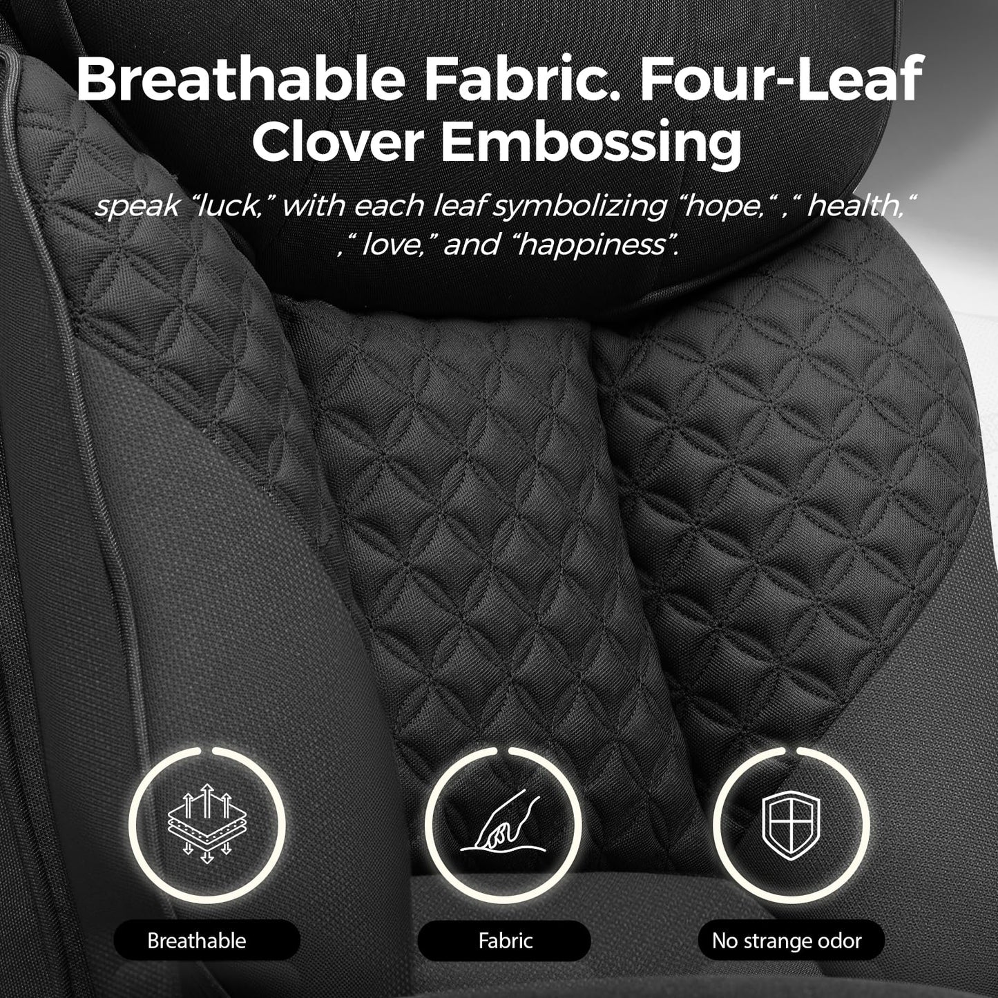 GTPLAYER Big and Tall Office Chair, High Back Computer Gaming Chair with Ergonomic Lumbar Support &Pocket Spring Cushion for Lower Back Pain Relief, Fabric Executive Chair with Foot Rest, Black