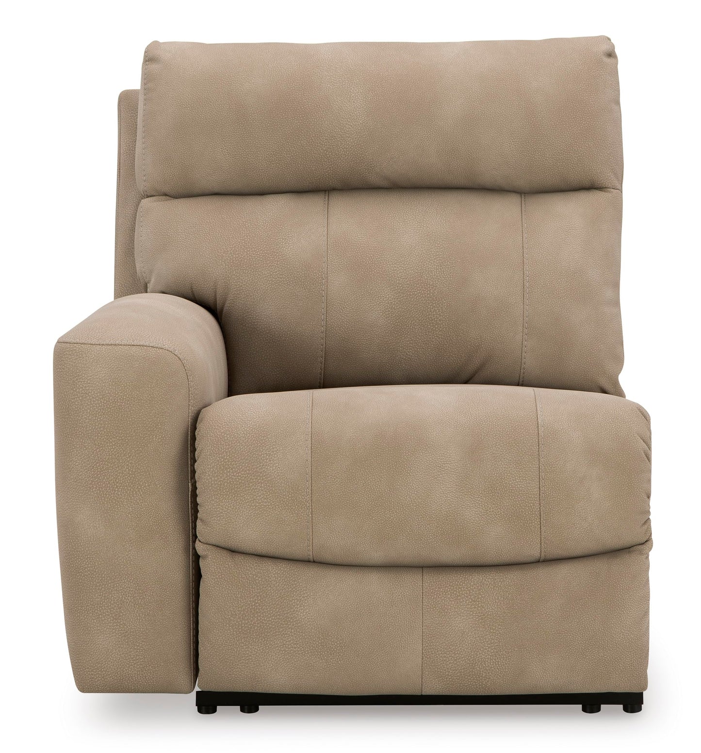 Signature Design by Ashley Next-Gen DuraPella Contemporary Faux Leather Modular Wall Hugger 3-Piece Power Reclining Sectional Sofa with Adjustable Headrest and USB Ports, Light Brown