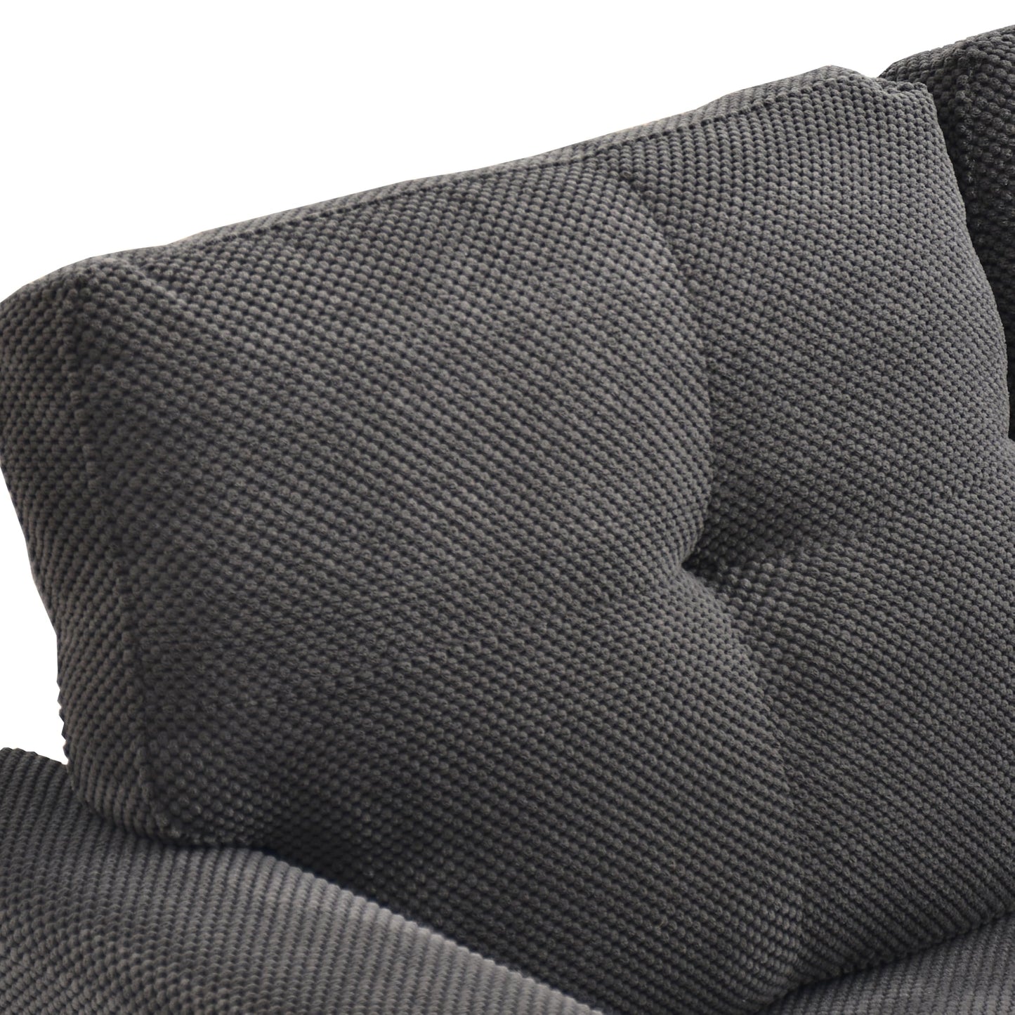 Eafurn 71" L Shaped Sectional Sleeper Sofa Bed with Pull Out Bed, Comfy Fabric Corner Sleeper Sectional Pull Out Couch with Tufted Backrest/Reversible Storage Chaise/2 Pillows