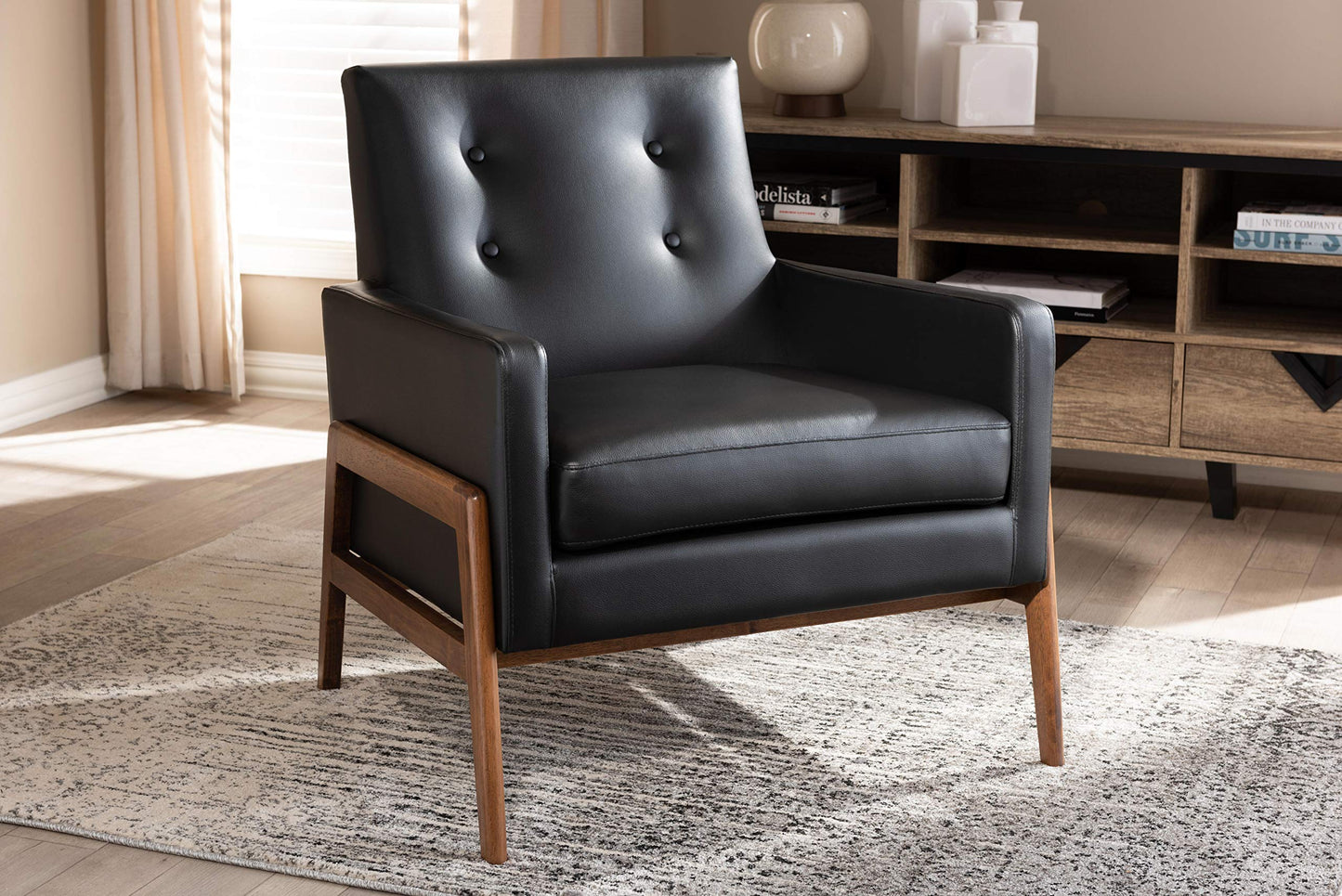 Baxton Studio Chairs, One Size, Black