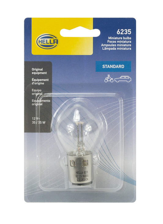 Hella 6235SB Bulb 12V 35/35W Ba20D Glass Multi Standard Size