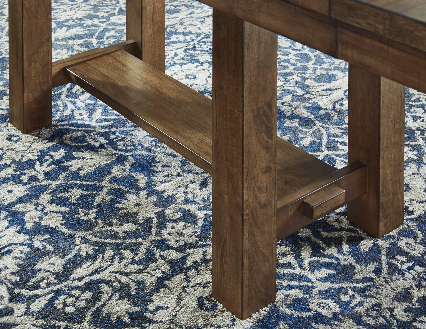Signature Design by Ashley Moriville Rectangular Dining Extension Table, 2 Extension Leaves, Seats 8, 36" W x 86" D x 30.13" H, Wood & Acacia Veneer, Brown