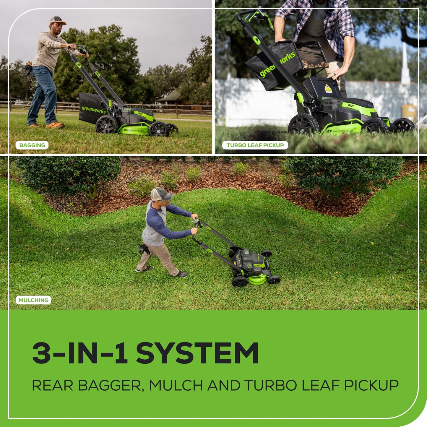 Greenworks 80V 25" Brushless Cordless ( Self-Propelled) Lawn Mower (75+ Compatible Tools), 5.0Ah Battery and Charger Included